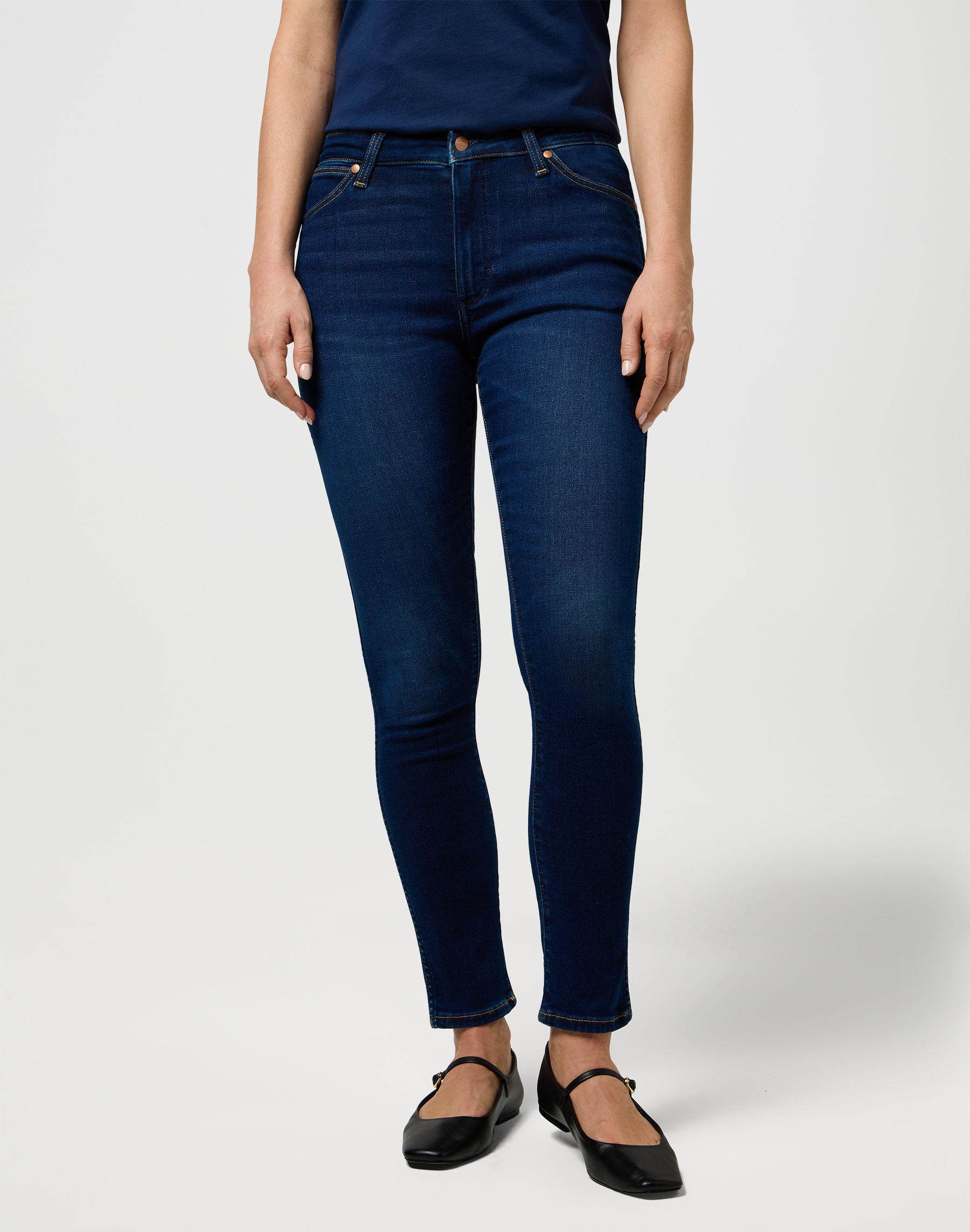 Image of Wrangler Skinny-fit-Jeans "SIENNA" im Five-Pocket Style