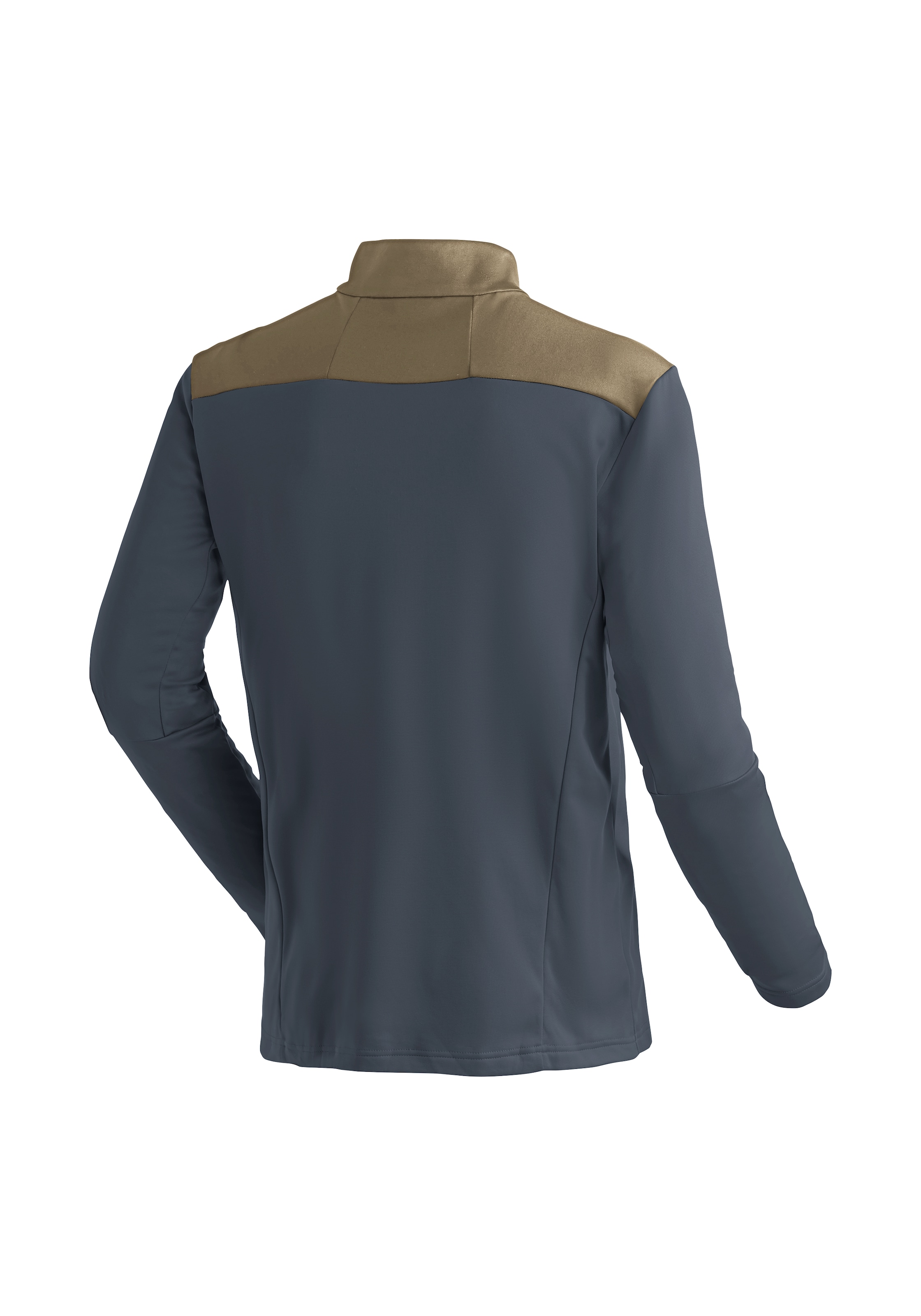 Maier Sports Pull à col roulé »Felian« Herren Midlayer, pflegeleichtes Half-Zip Fleece, Regular Fit