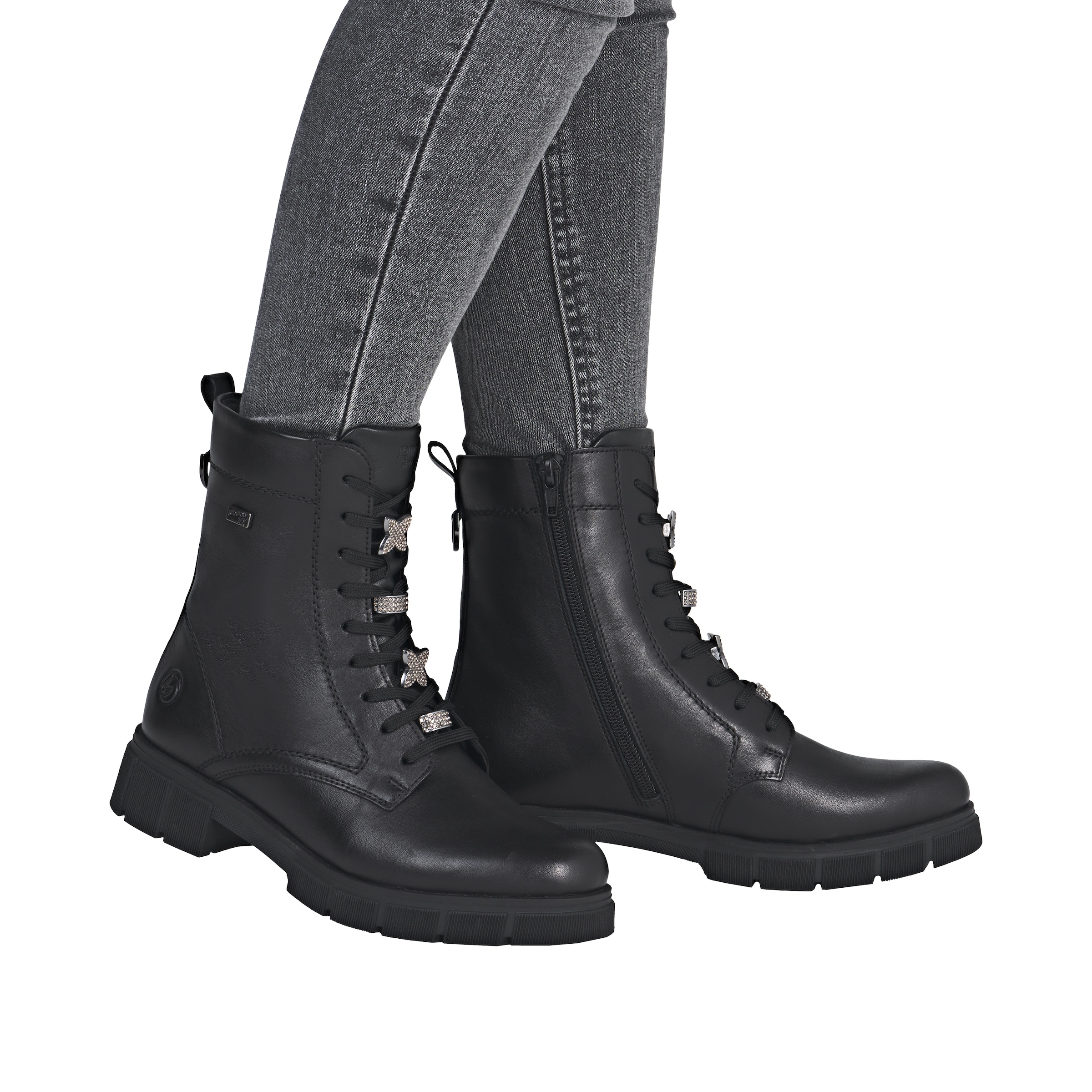 Remonte Bottes à lacets  bottes outdoor, bottines à lacets avec membrane TEX déperlante