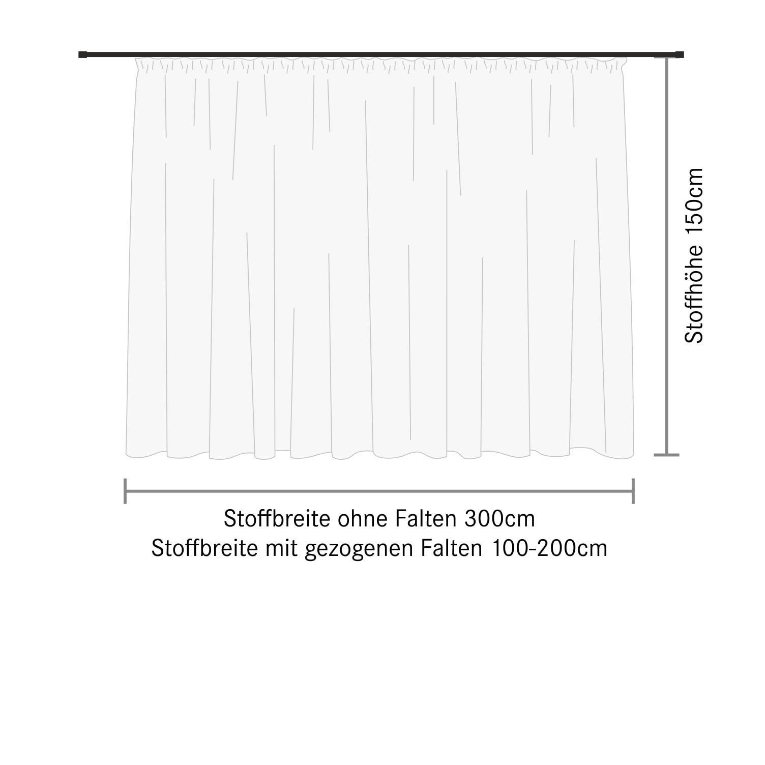 Gerster Gardine »Martina«, (1 St.), Pflegeleichte Effekt-Voile-Webware