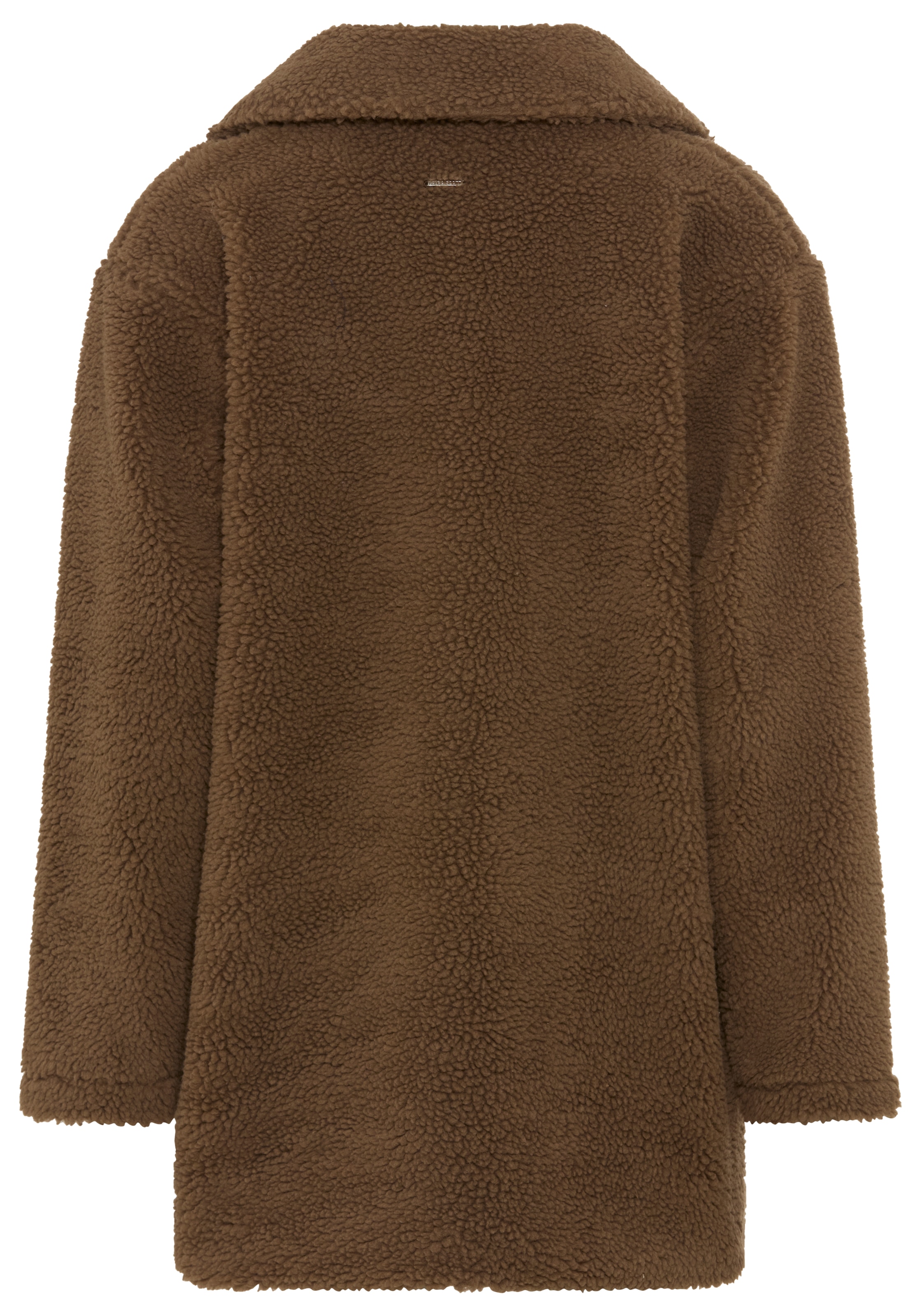 Laura Scott Manteau court avec col à revers, coupe fluide, longueur couvrant les fesses