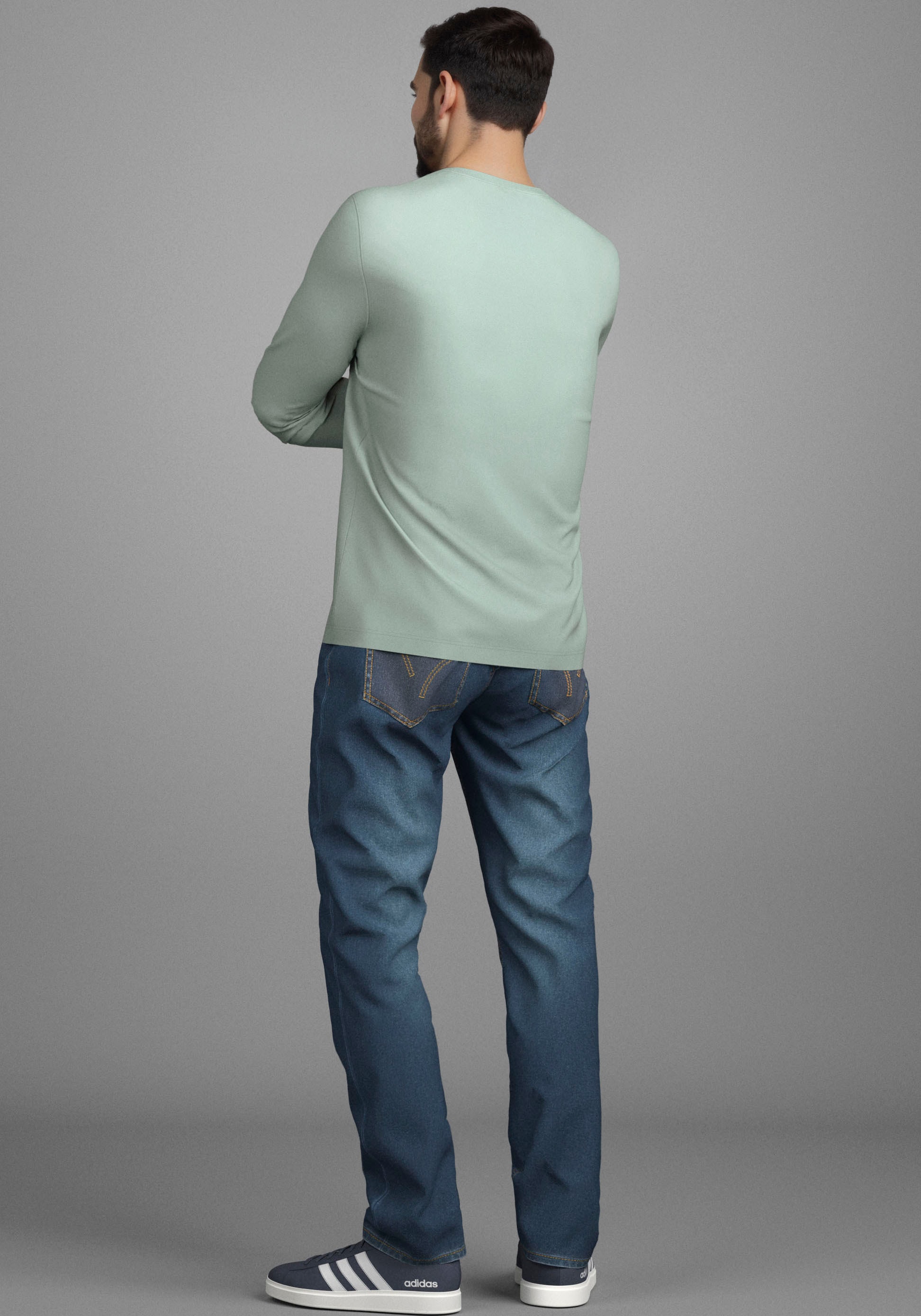 Man's World Rundhalsshirt »Neue Kollektion!« mit Print