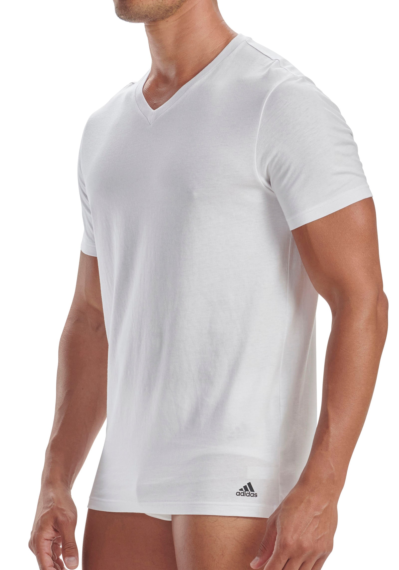 adidas Sportswear T-Shirt »"Active Flex Cotton"«, mit V-Ausschnitt und legerer Passform