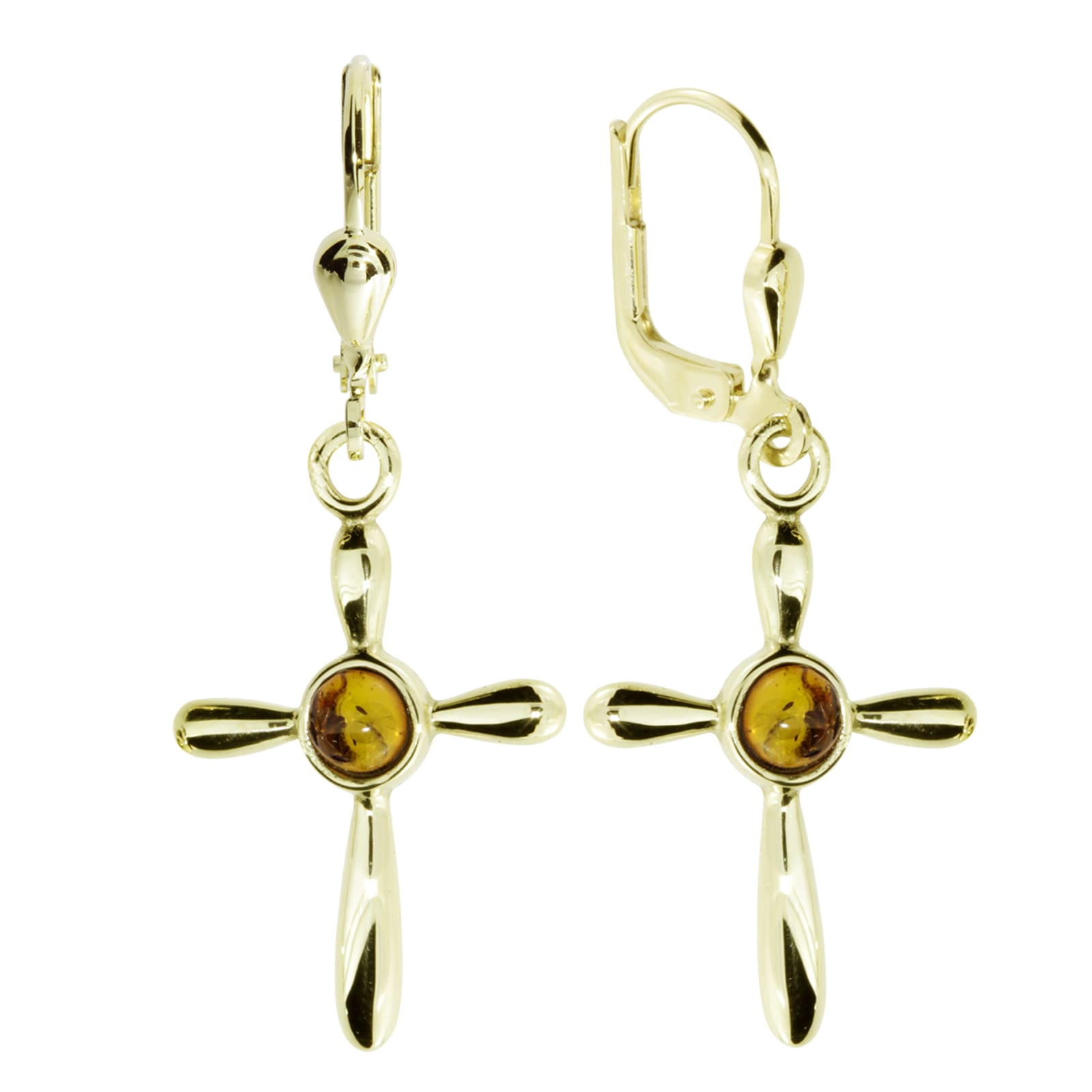 Image of OSTSEE-SCHMUCK Paar Ohrhänger "Ostsee-Schmuck Ohrhänger Kreuz 24 x 16 Ohrhänger Kreuz 24 x 16"