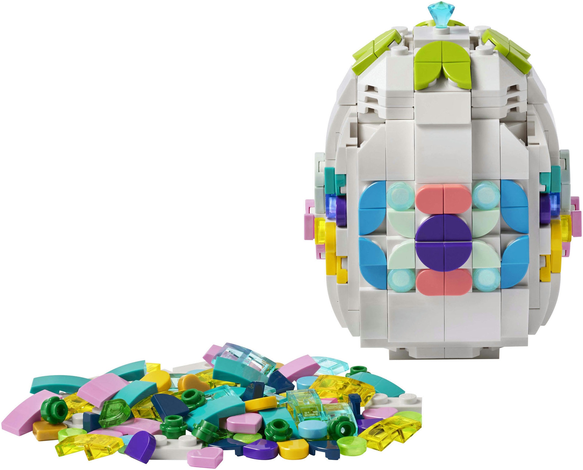 LEGO® Konstruktionsspielsteine »Verziertes Osterei (40816), LEGO Iconic« Made in Europe