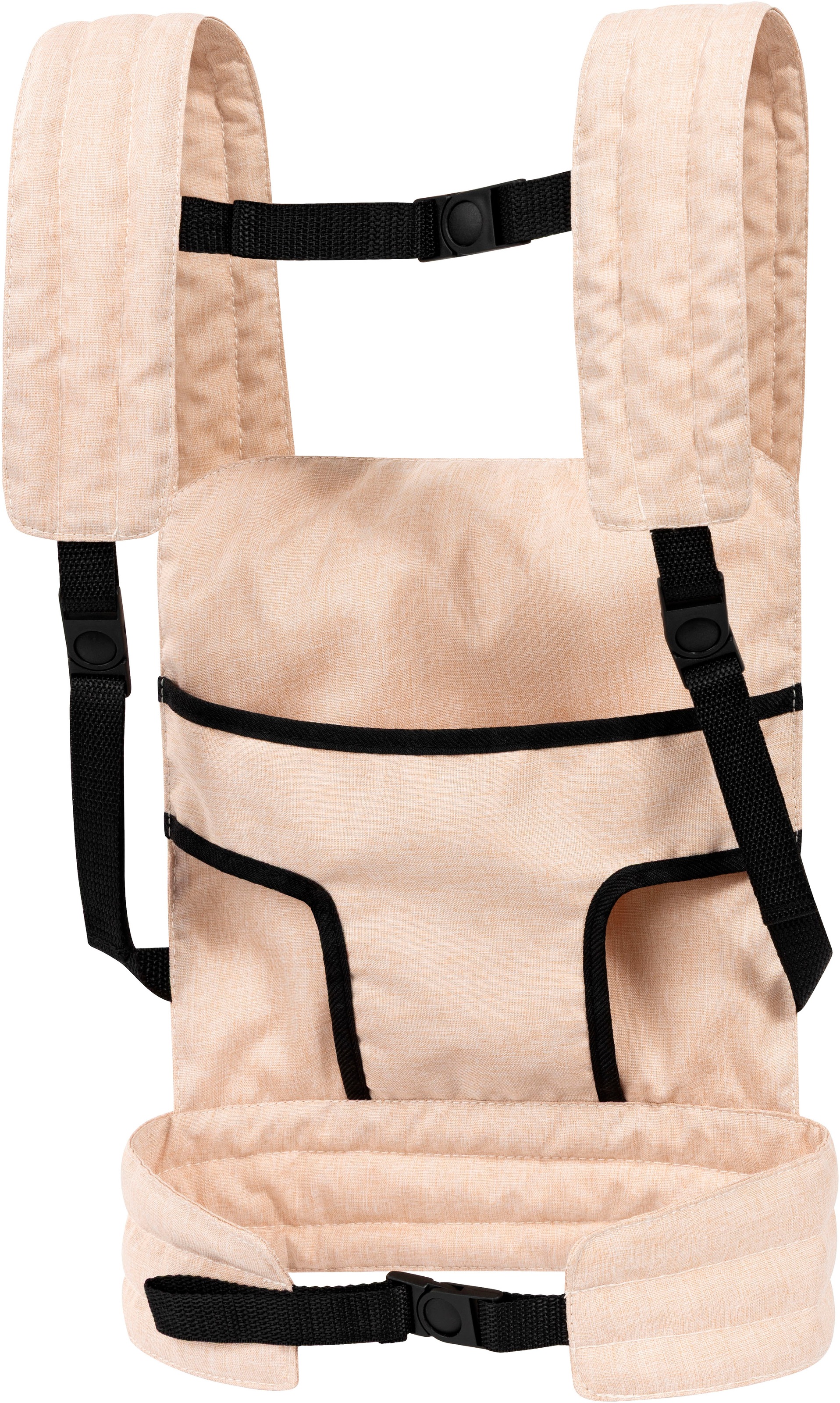 Bayer Puppen Trage »grau/rosa Schmetterling«