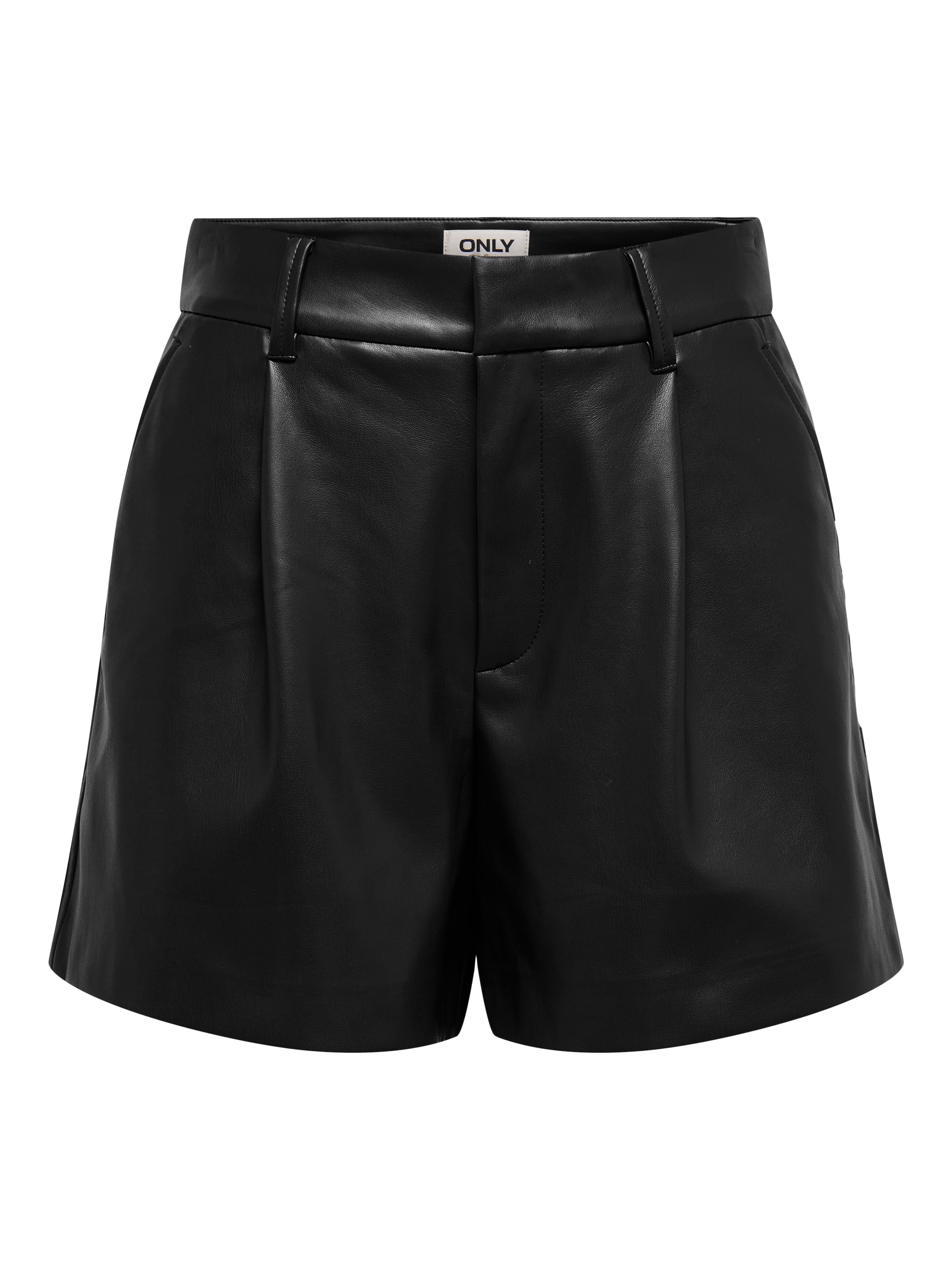 ONLY Lederhose »ONLSMOOTH HW FAUX LEA SHORTS CC PNT«