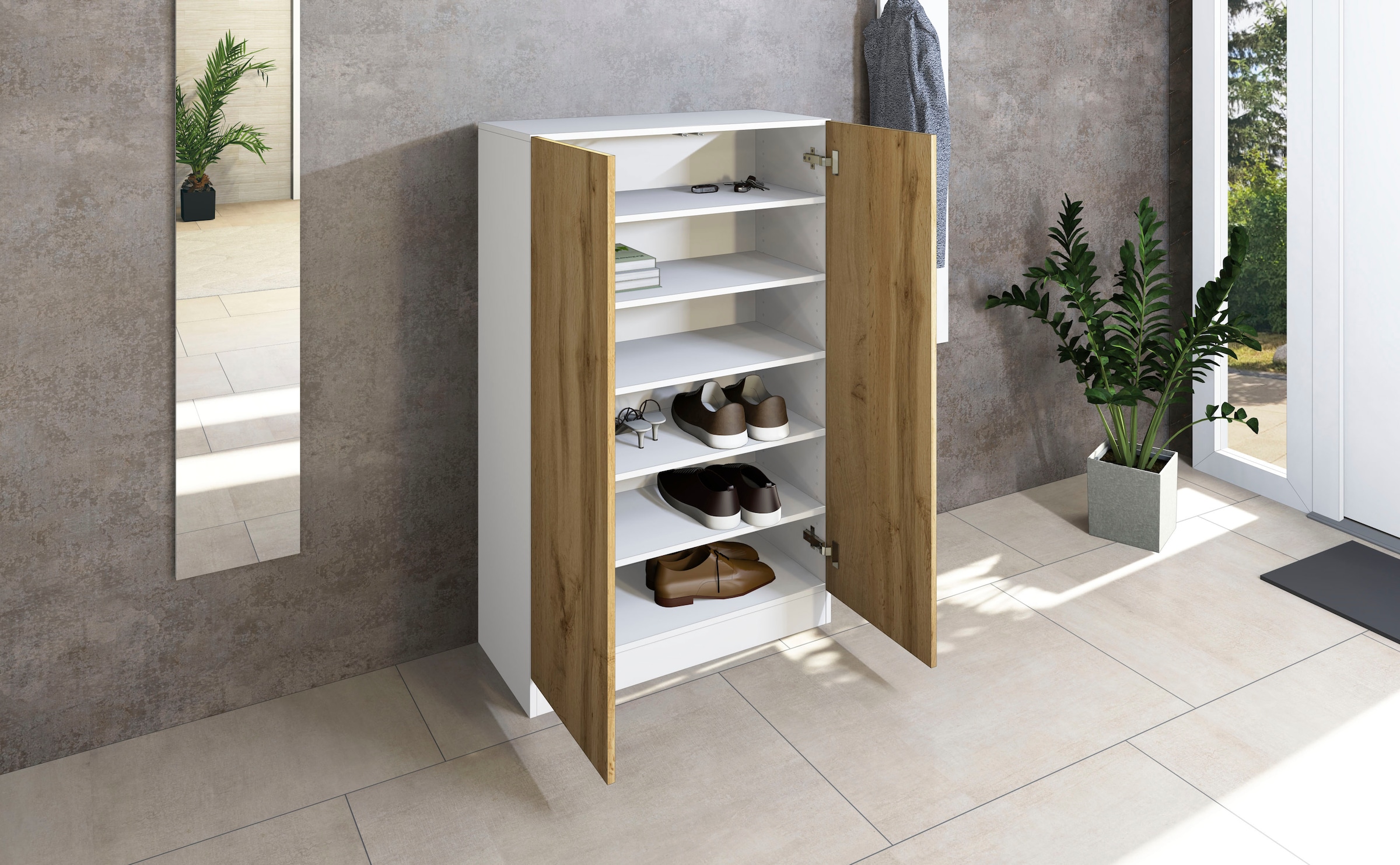 borchardt Möbel Schuhschrank »Vaasa3«, Breite 76 cm