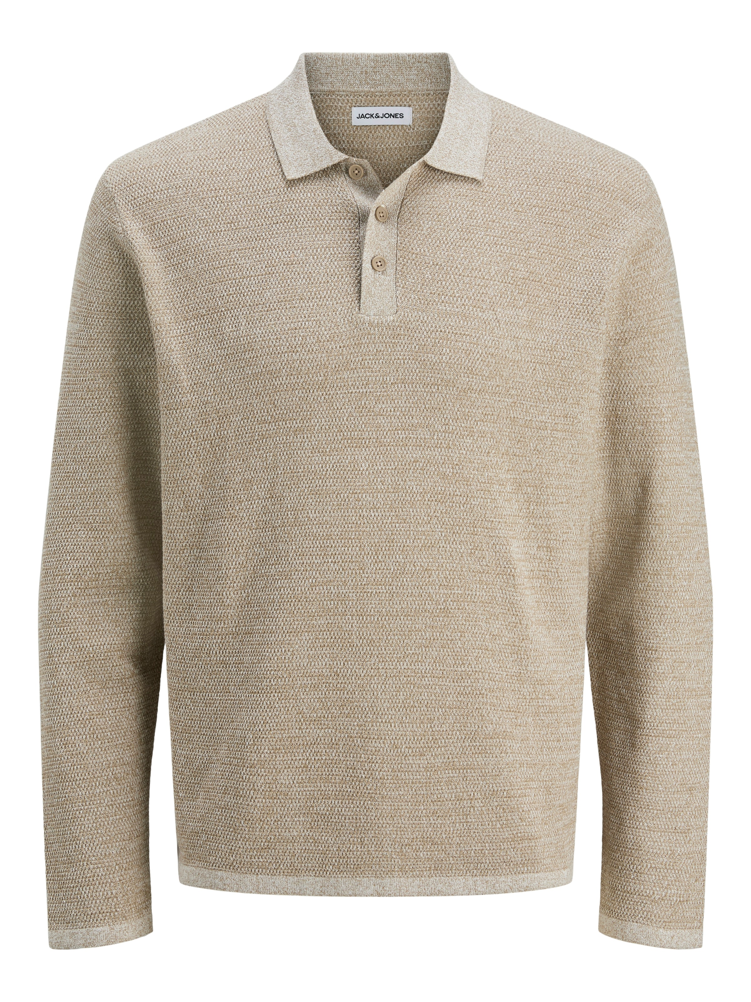 Jack & Jones Pull en tricot »JJEGEORGE KNIT POLO LS SN«