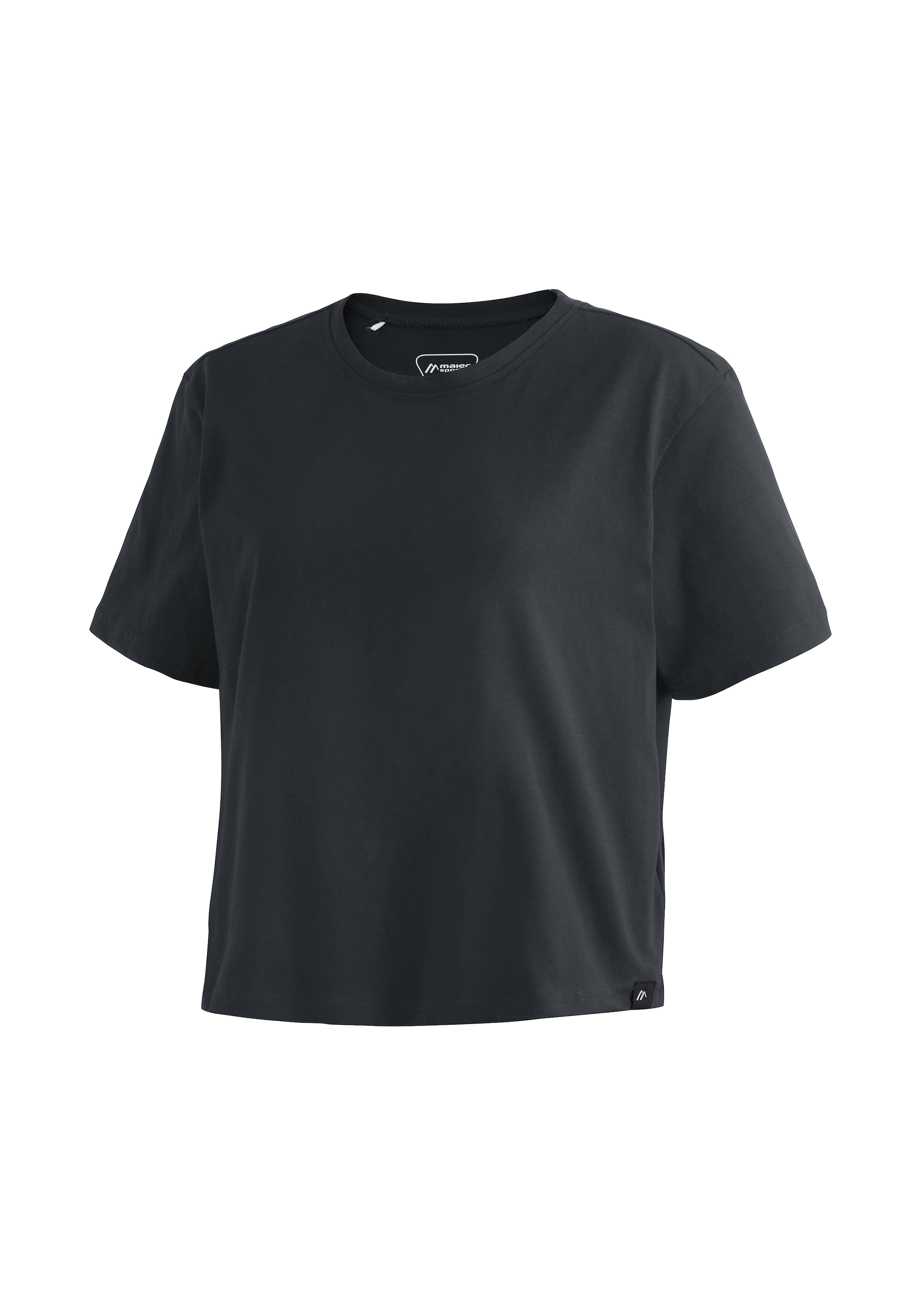 Image of Maier Sports T-Shirt "MS FAV Tee Cropped W" Damen Crop Shirt