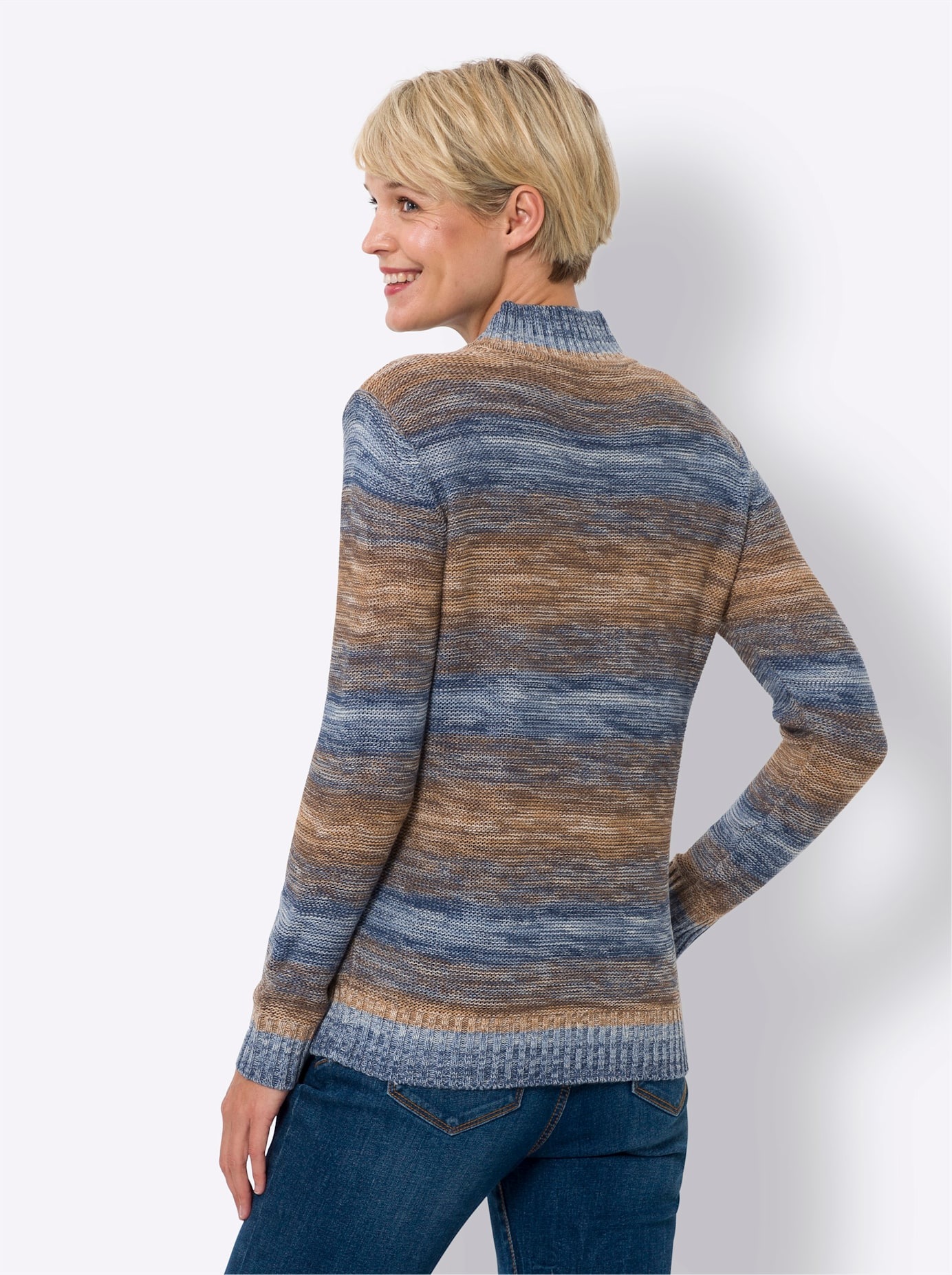 Classic Basics Pull à col montant »Stehkragen-Pullover«