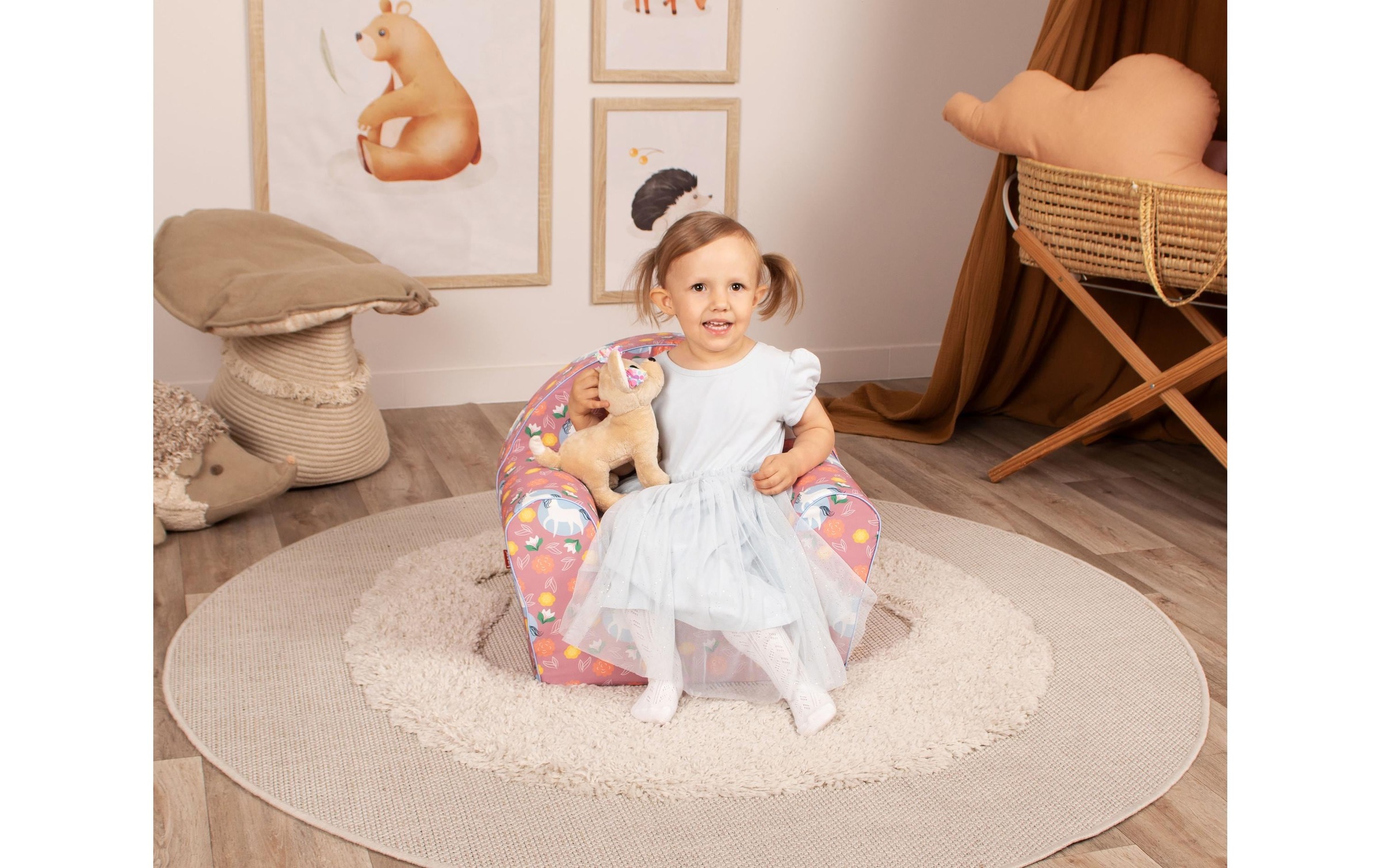 Knorrtoys® Kindersessel »Einhorn pink«