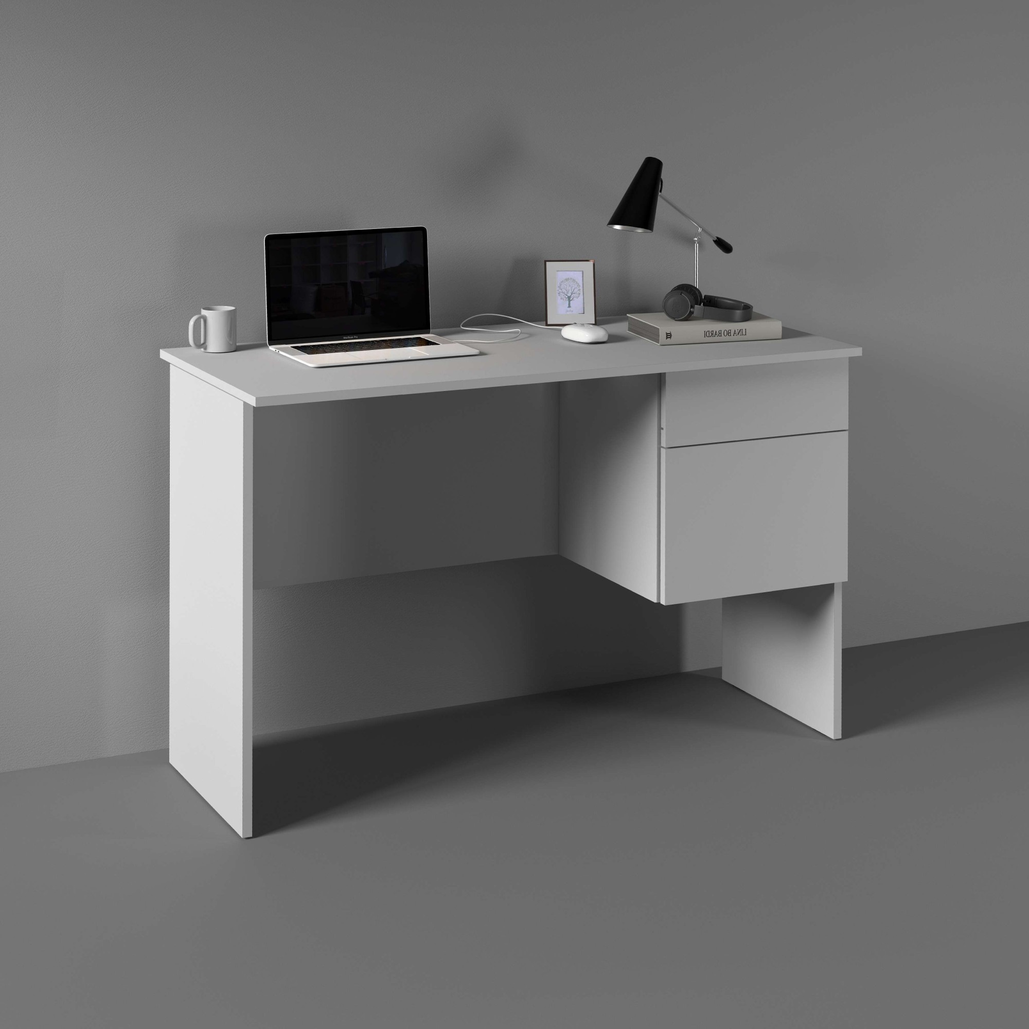 INOSIGN Schreibtisch »Essential, Schreibtisch, kleiner Computertisch, Bürotisch für Büro« 1 Stk. tlg. mit 1 Tür,1 Schublade, Arbeitsplatte Breite 110 cm