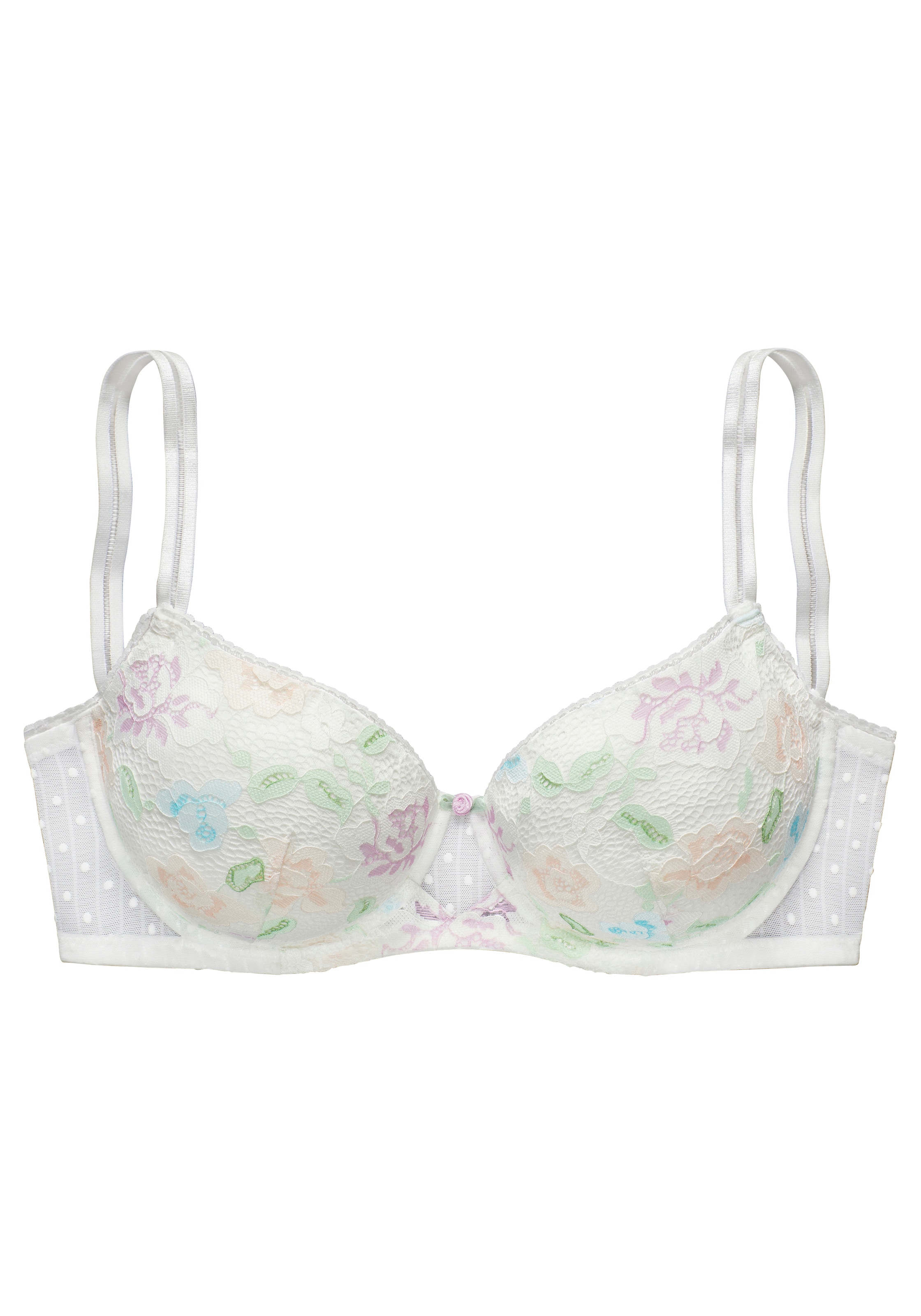 Vivance Schalen-BH, mit Bügel aus pastellfarbener Jacquardspitze, sexy Dessous