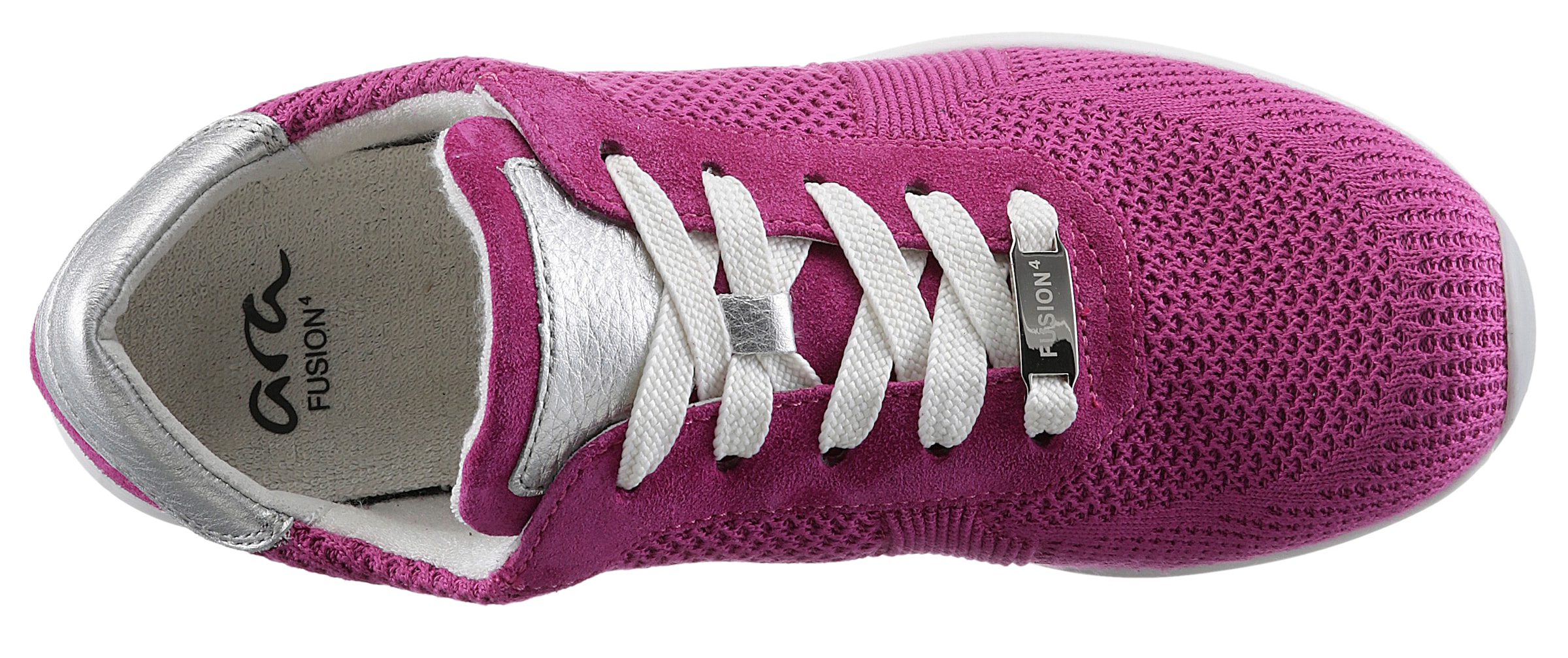 Ara Sneaker »LISSABON«, mit Wechselfussbett, Weite G, Freizeitschuh, Halbschuh, Schnürschuh