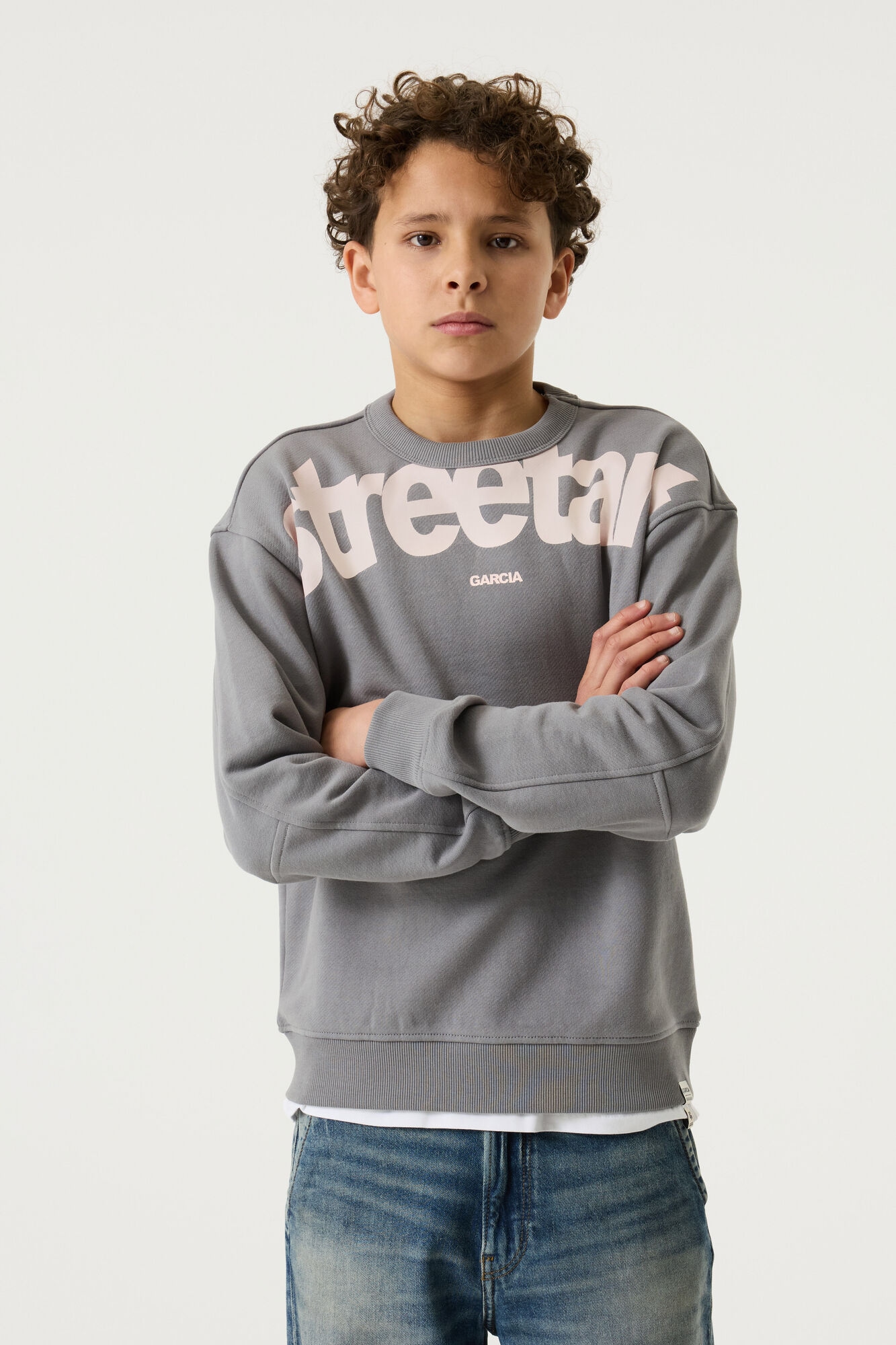 Image of Garcia Sweatshirt, mit Schriftzug for BOYS