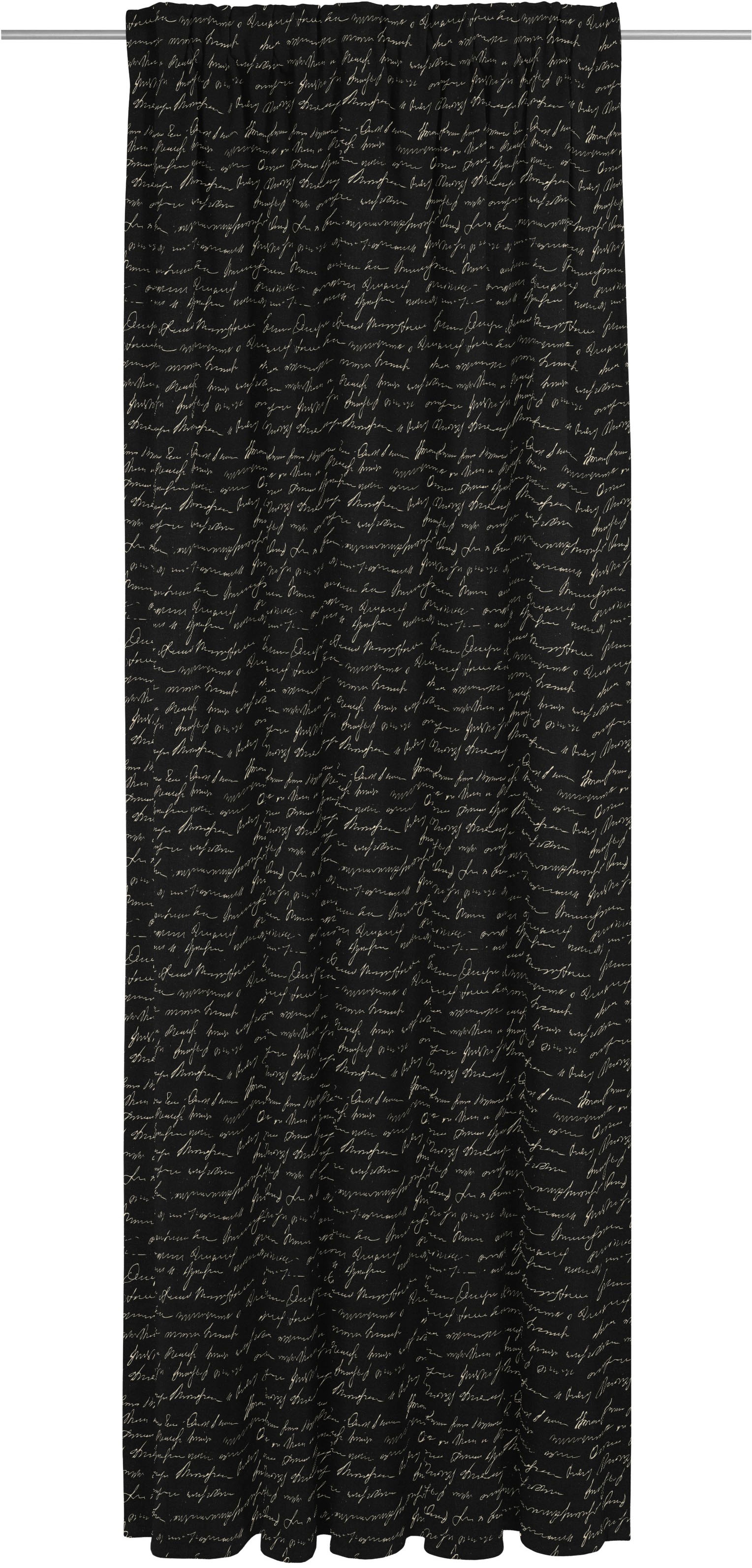 Vorhang »Scribble«, (1 St.), nachhaltig aus Bio-Baumwolle