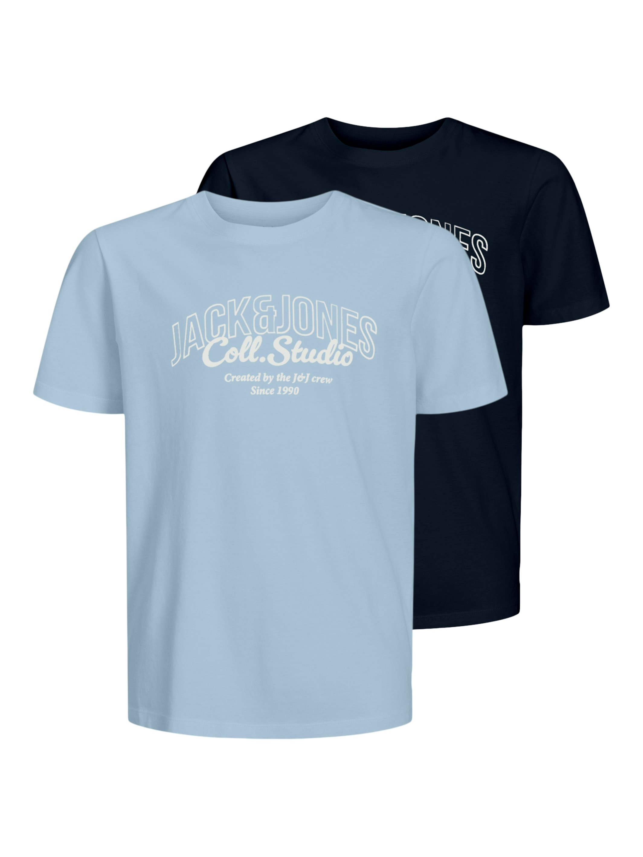 Jack & Jones Junior T-Shirt »JJMAKOTO TEE SS CREW NECK 2PK JNR« Packung, 2 Stk. tlg.