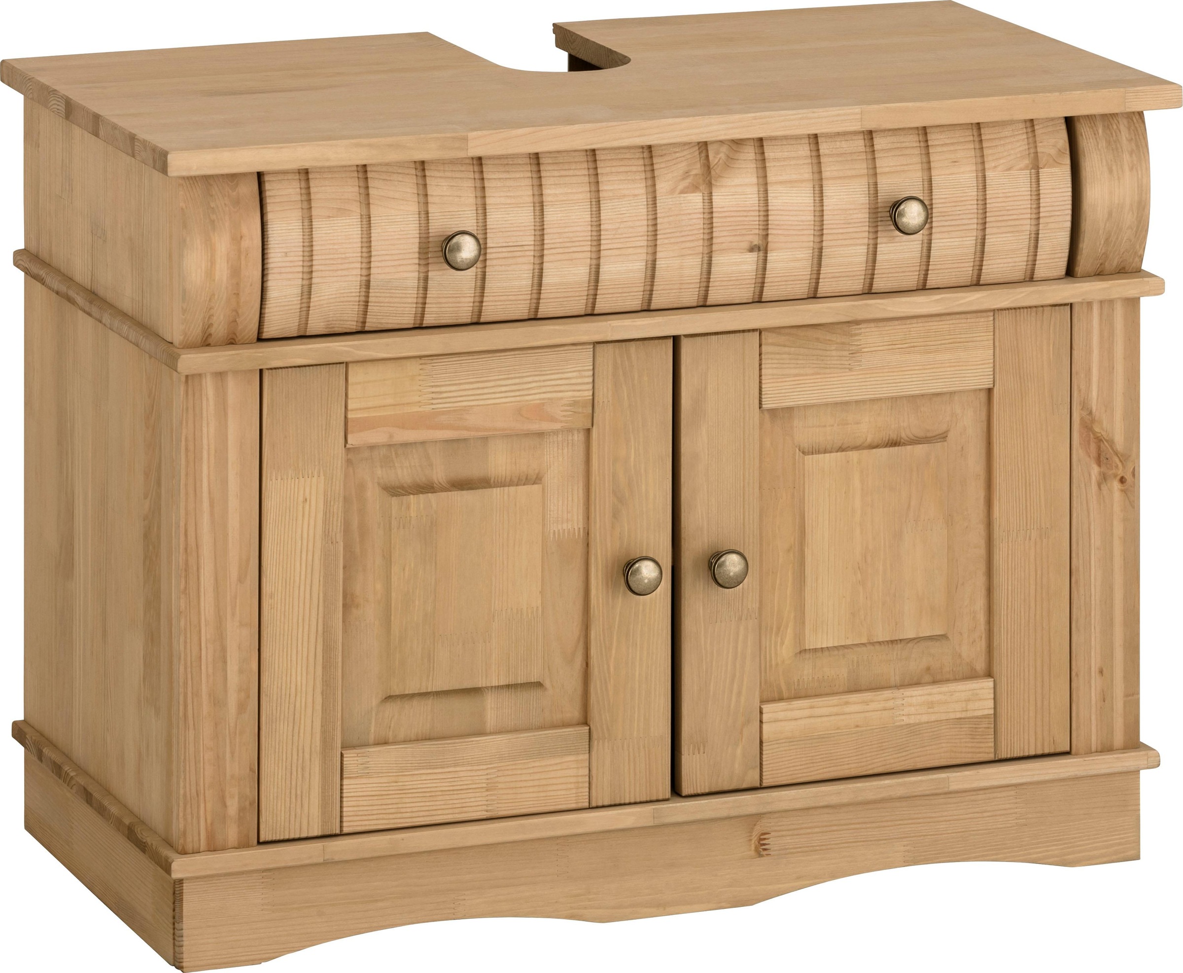 Image of Home affaire Waschbeckenunterschrank »Teresa«, Breite 76 cm, 2 Türen, 1 Schublade & Metallgriffe bei Ackermann Versand Schweiz