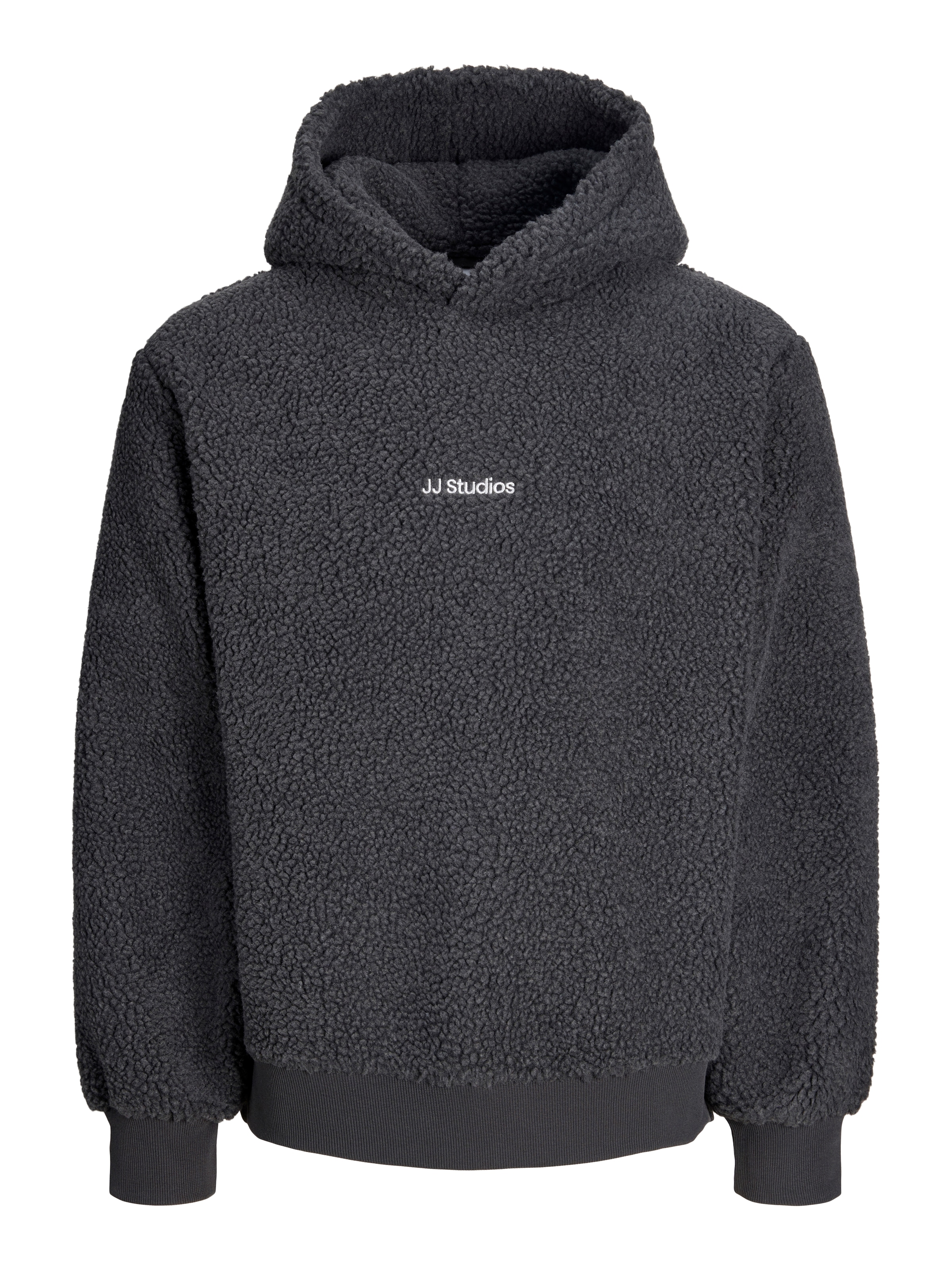 Image of Jack & Jones Kapuzensweatshirt "JJSOHO TEDDY SWEAT HOOD SN", Kunstfaser, relaxed fit