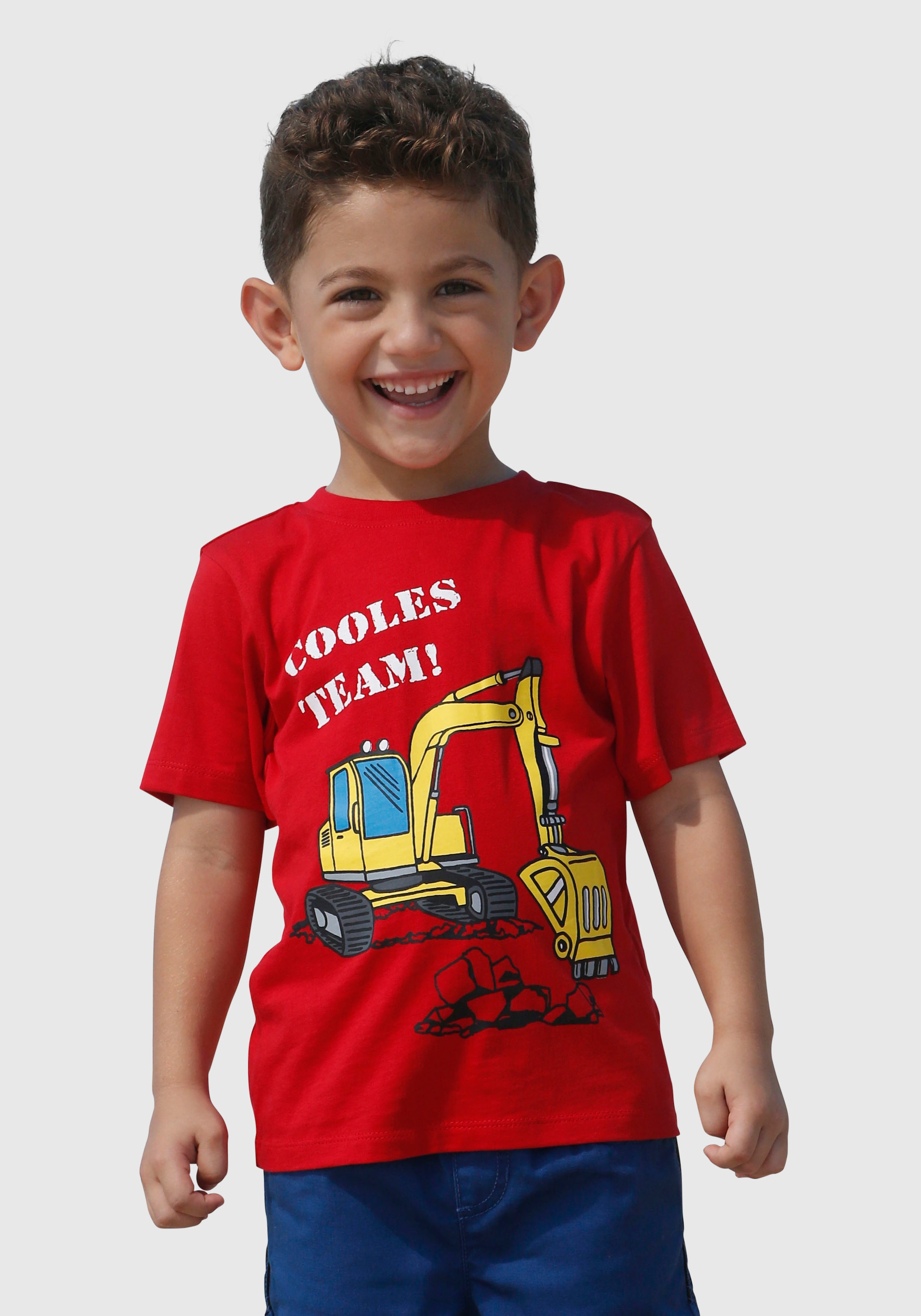 »COOLES TEAM« auf T-Shirt KIDSWORLD versandkostenfrei
