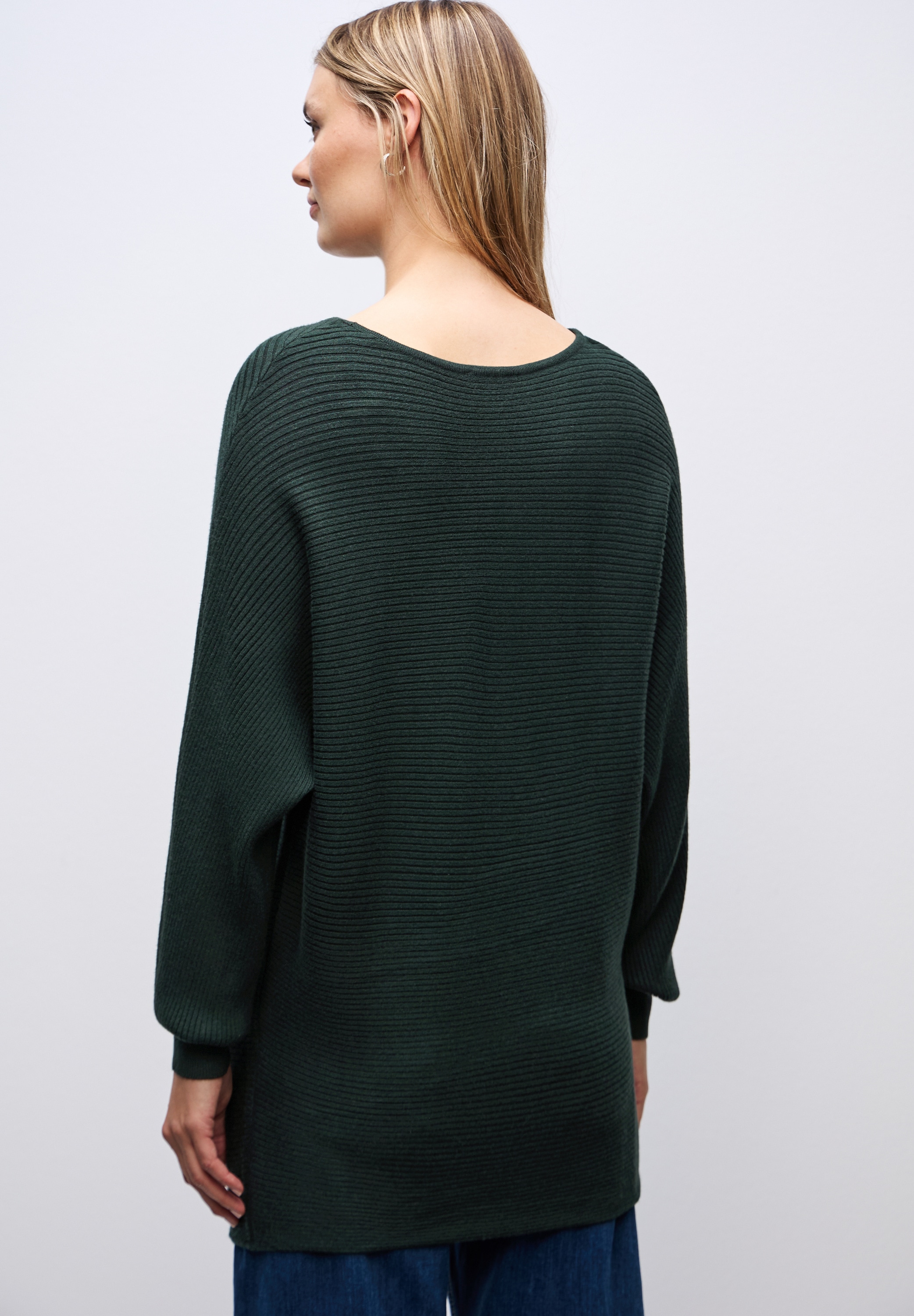 STREET ONE Pull en tricot avec structure fine et coupe ample