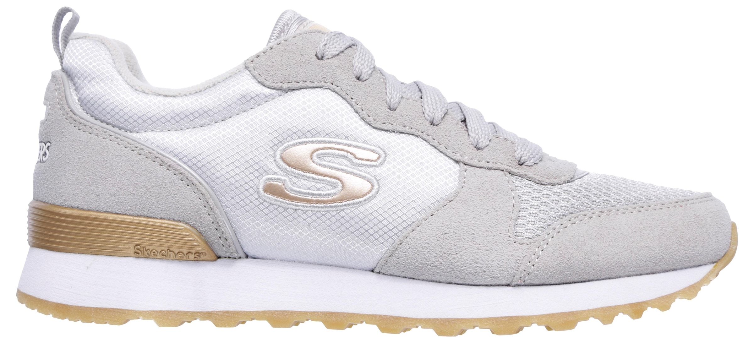 Skechers Sneaker »OG 85 - GOLDN GURL«, Schnürschuh, Original-Retro-Jogginschuh mit Air-Cooled Memory Foam®