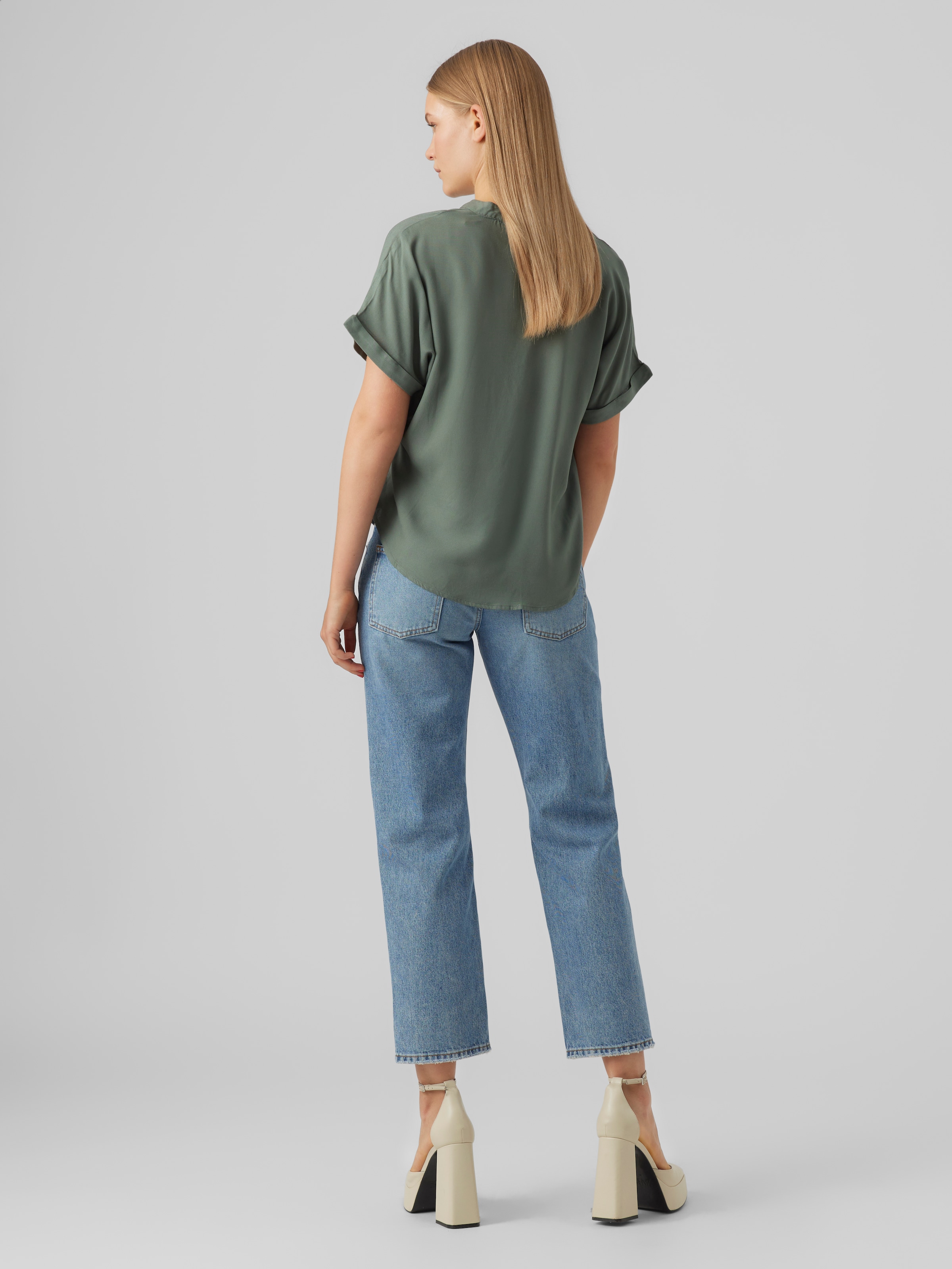 Vero Moda Shirtbluse »VMBEAUTY SS TOP GA NOOS« Viskose, regular fit