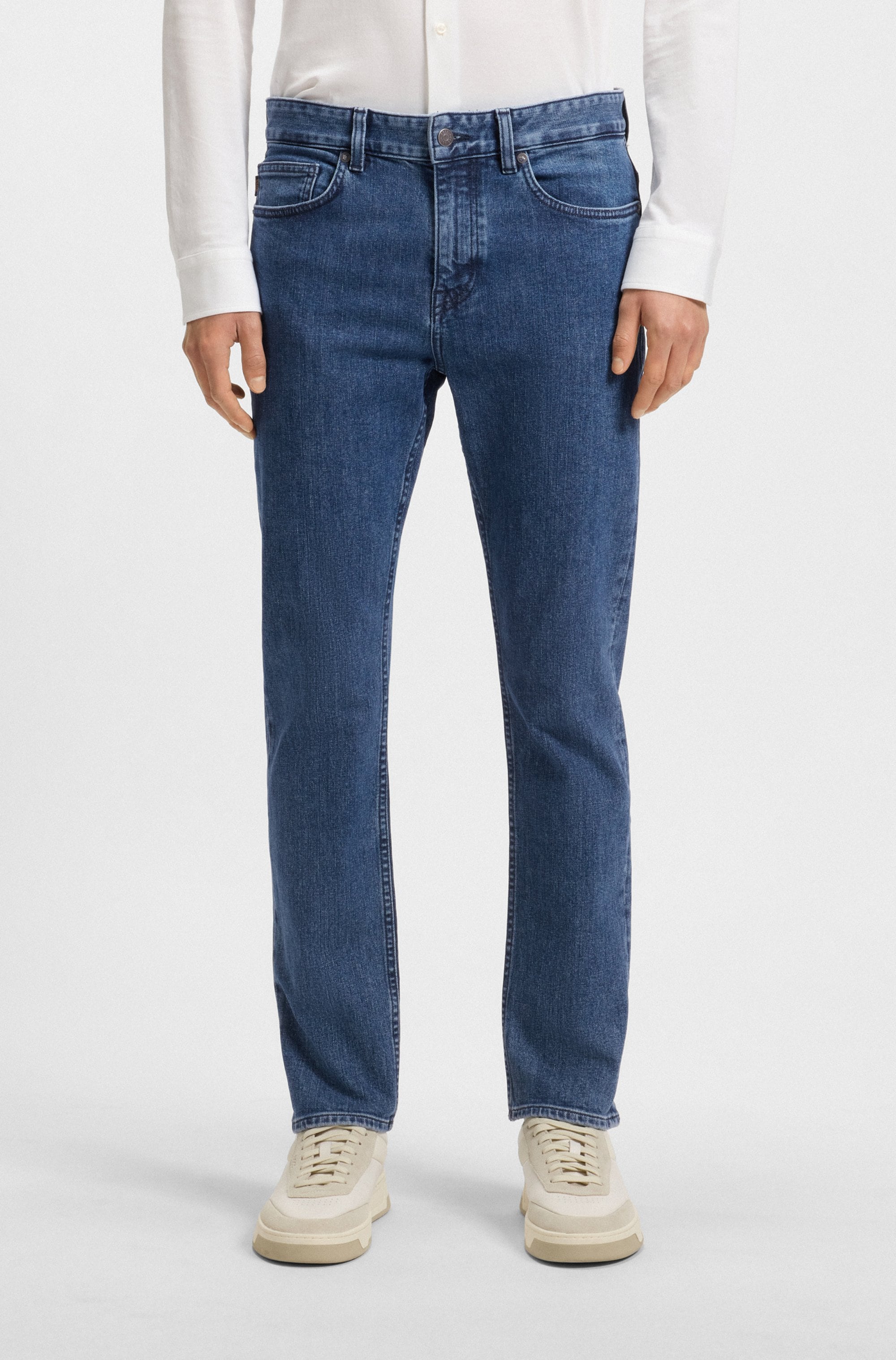 Image of BOSS ORANGE Slim-fit-Jeans "Delaware" in dezenter Waschung