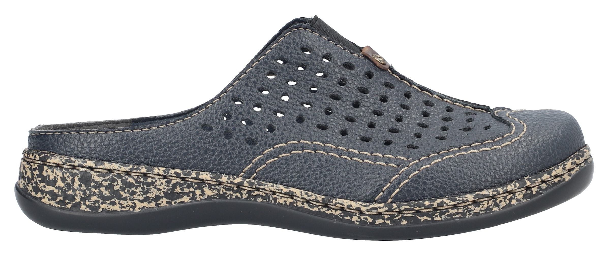 Rieker Sabot  Mocassin, chaussure d’intérieur, chaussure d’été avec perforations
