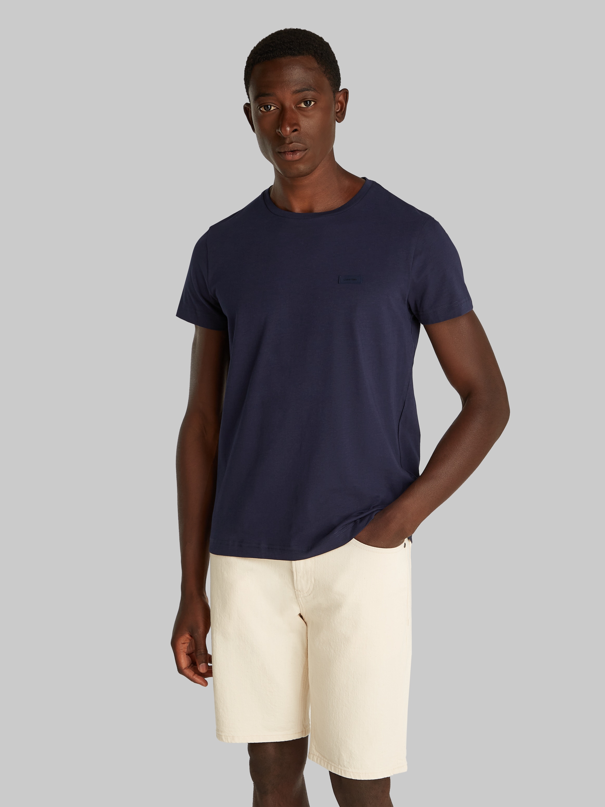 Calvin Klein T-shirt »STRETCH SLIM FIT T-SHIRT« mit Rundhalsausschnitt
