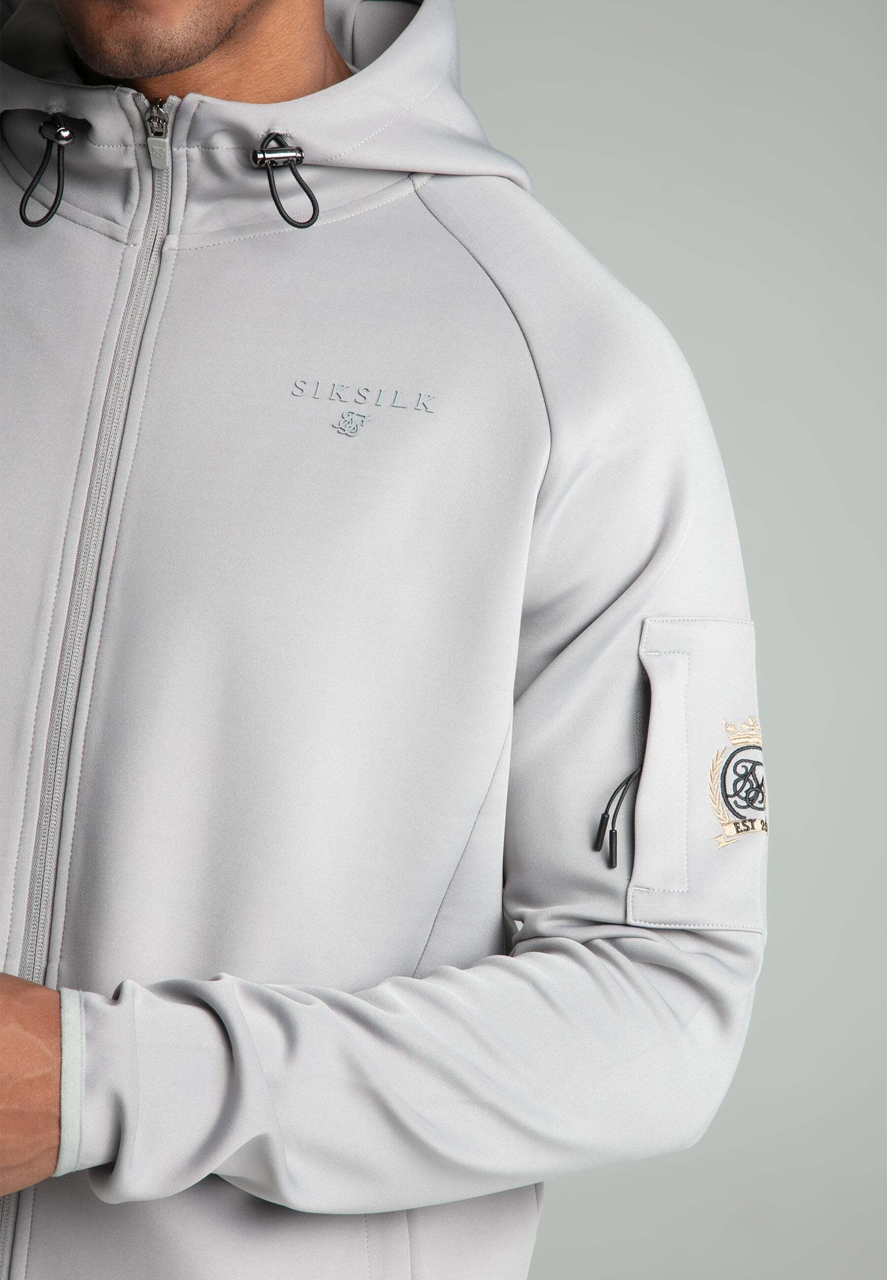 Siksilk Veste sweat »Siksilk Sweatjacke Full zip Hoodie«
