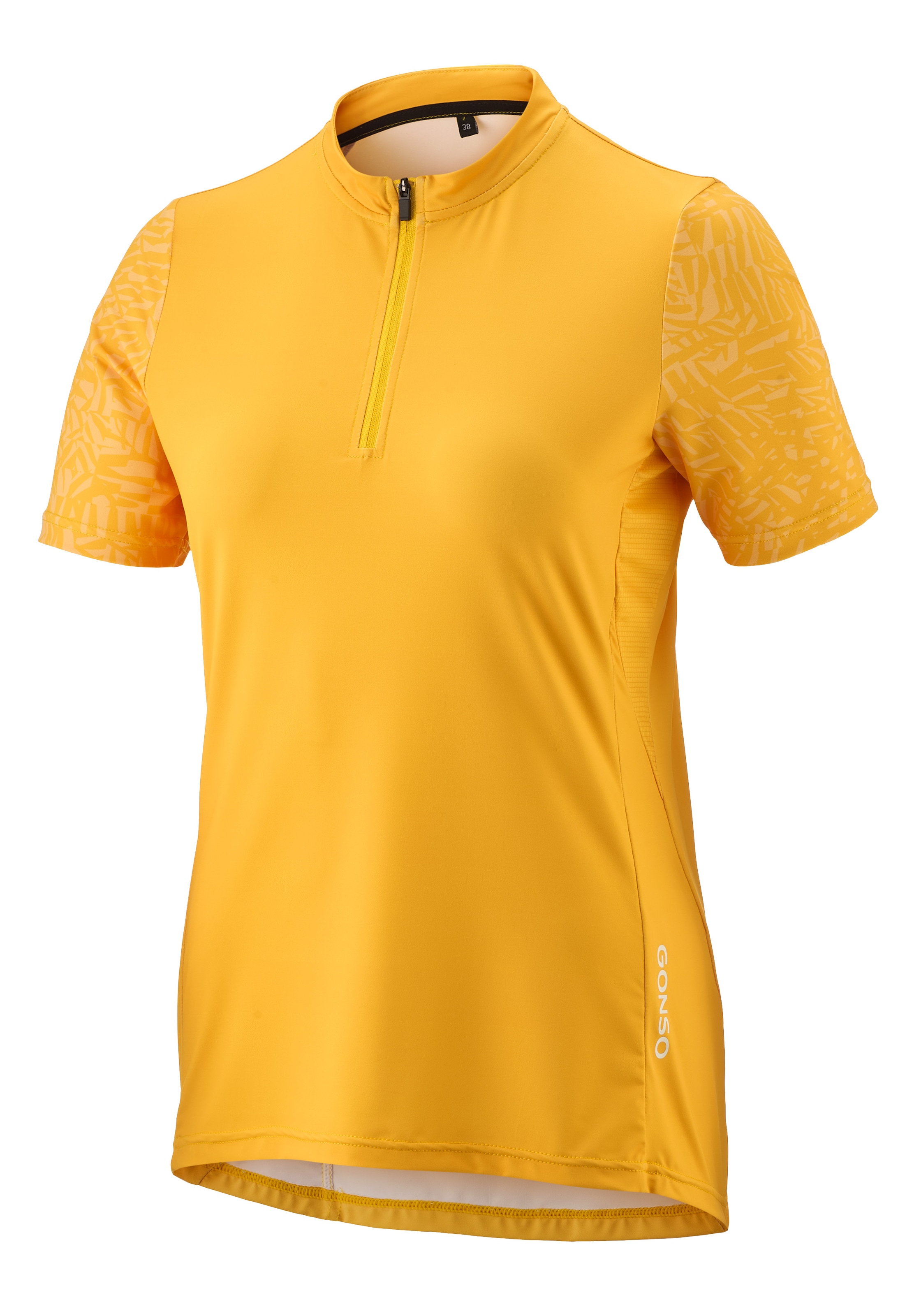 Gonso Radtrikot »Adventure Jersey Halfzip W« Damen Fahrradtrikot kurzarm, Rückentasche mit RV, Quick-Dry, Slim Fit
