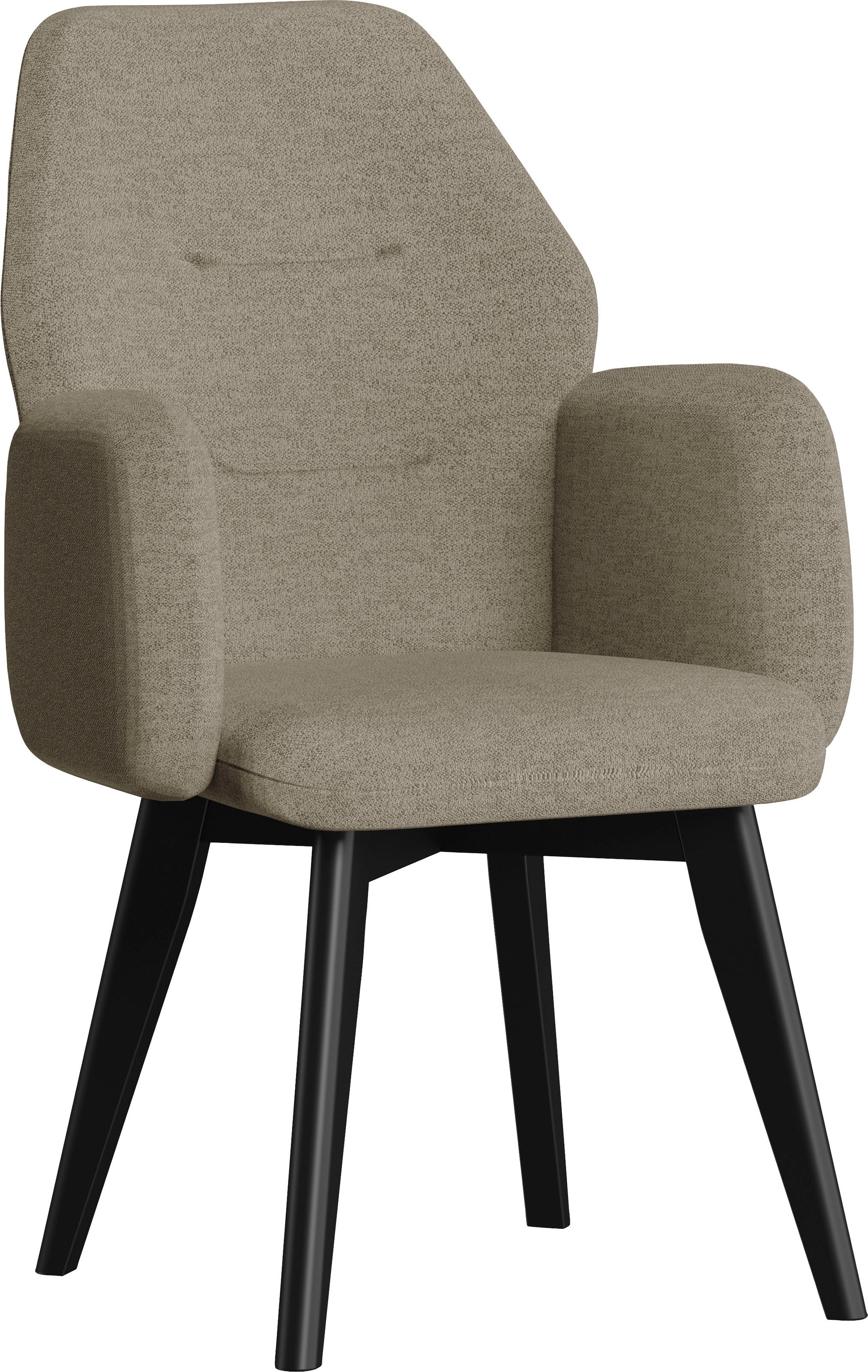 Image of Premium collection by Home affaire Armlehnstuhl »Madison«, 1 St., Strukturstoff-Struktur 1, Mit verschiedenen Gestellen erhältlich bei Ackermann Versand Schweiz