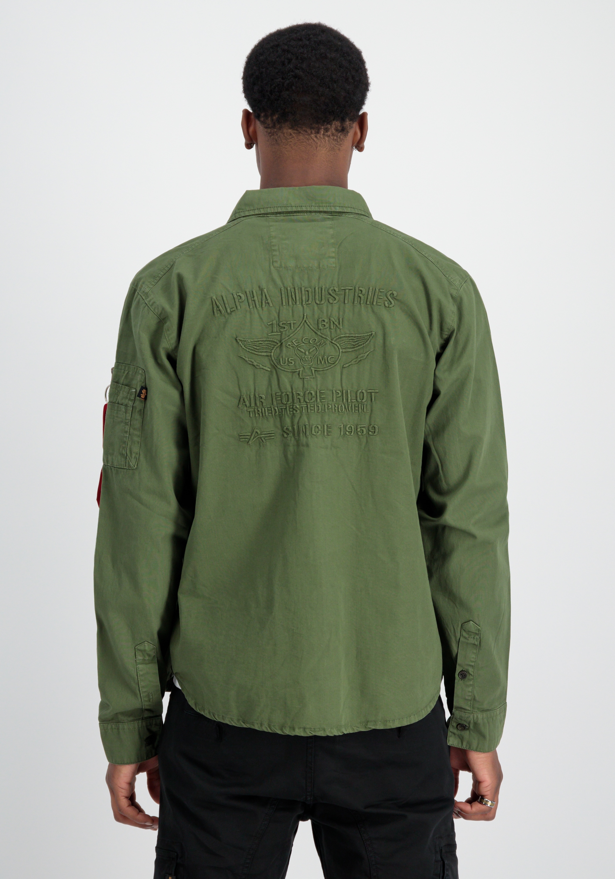Alpha Industries Oversize-Shirt »Alpha Industries Men - Shirts Air Force EMB Shirt«