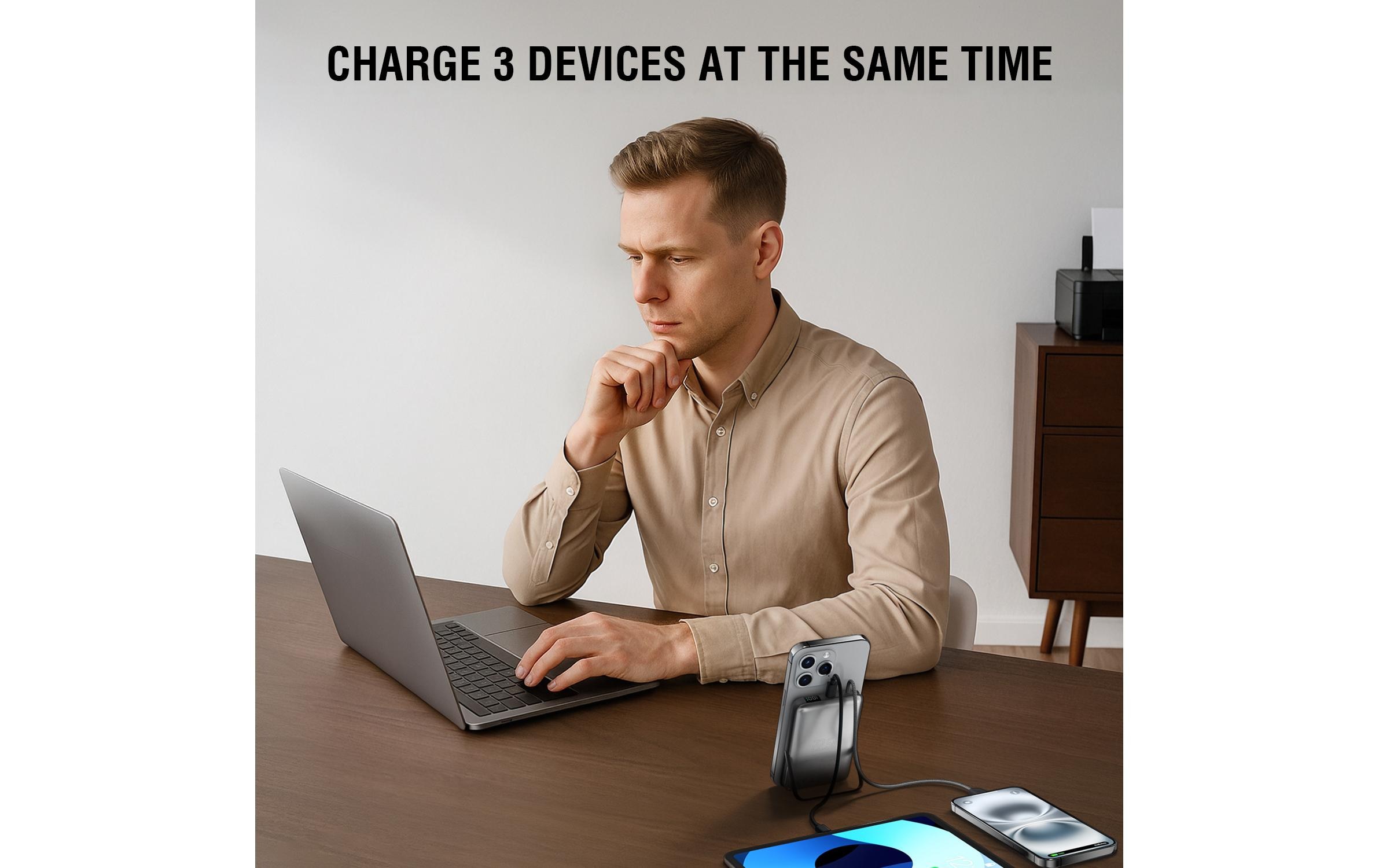 4smarts Powerbank »Enterprise Pocket 10000 mAh, Qi2 ready 10000 mAh«