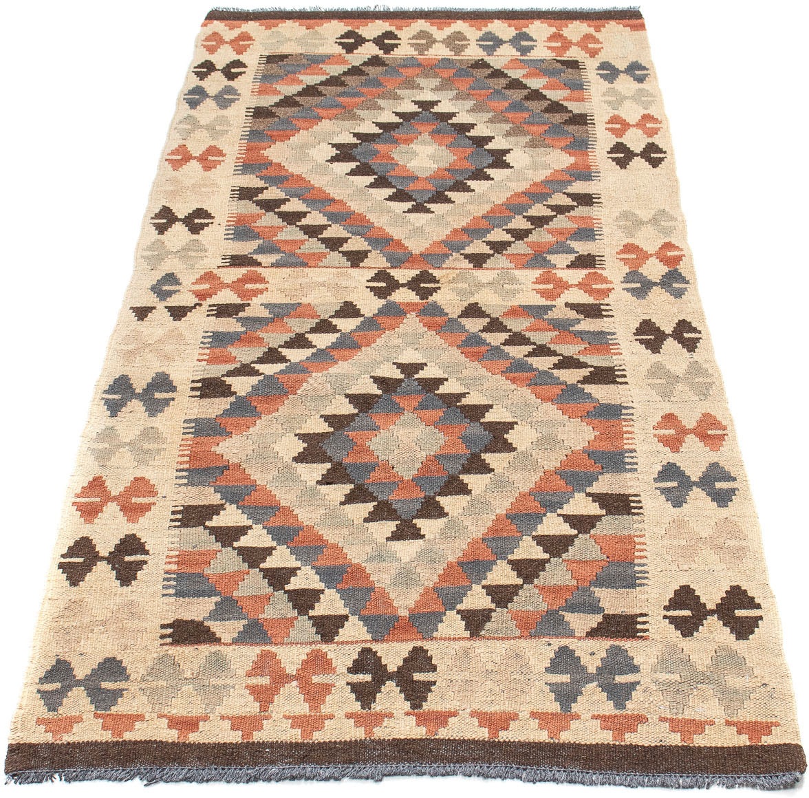 Image of morgenland Läufer »Kelim Maimene Medaillon 188 x 46 cm«, rechteckig, 0,5 mm Höhe, Wendeteppich bei Ackermann Versand Schweiz