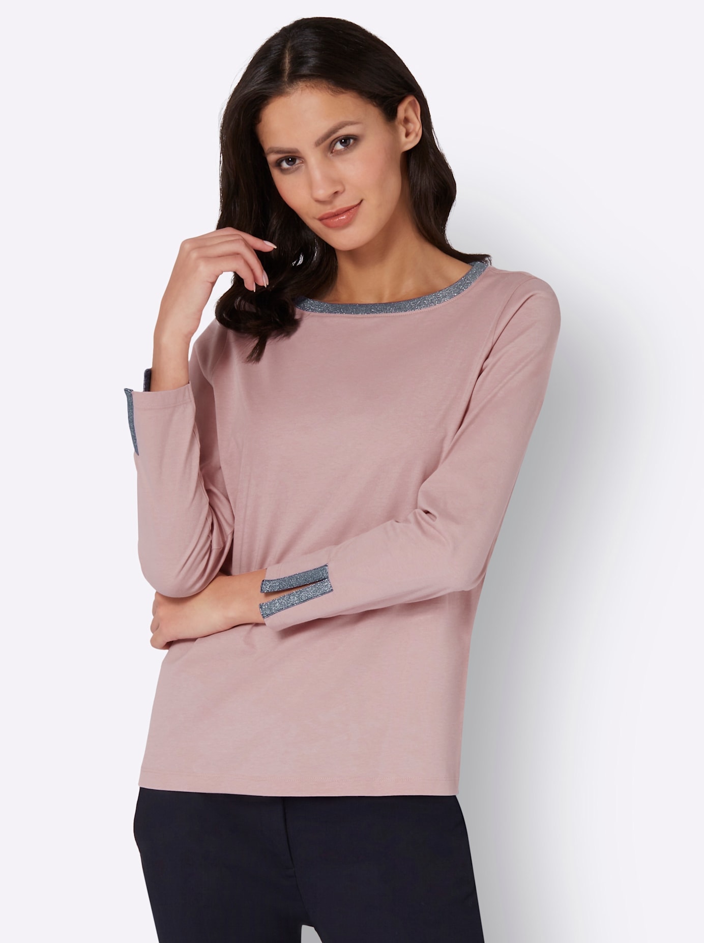 Classic Basics Langarmshirt »U-Boot-Shirt«, (1 tlg.)