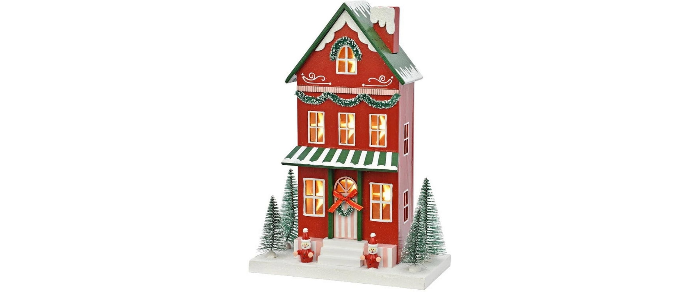G.Wurm Weihnachtsfigur »Aufsteller Weihnachtshaus 23 x 12 x 34 cm«