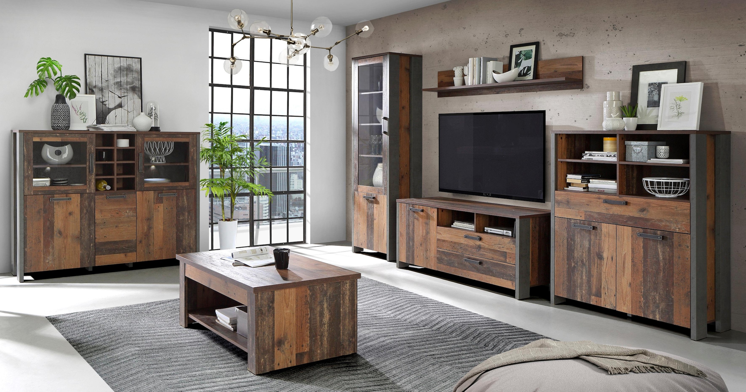 FORTE Highboard »Clif« Breite 151 cm