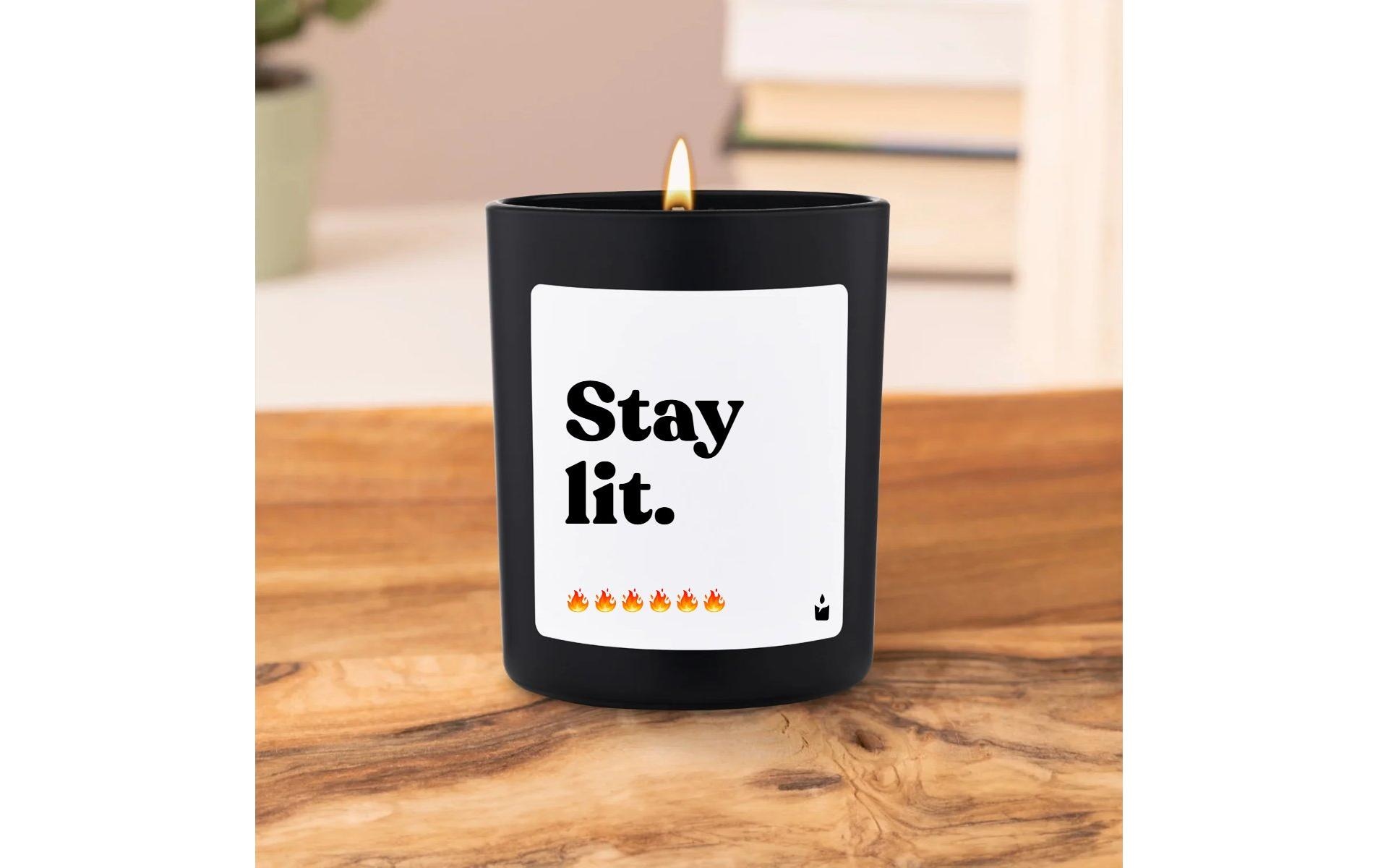   Duftkerze »ChattyCandles Stay lit 6,7 x 8 cm«