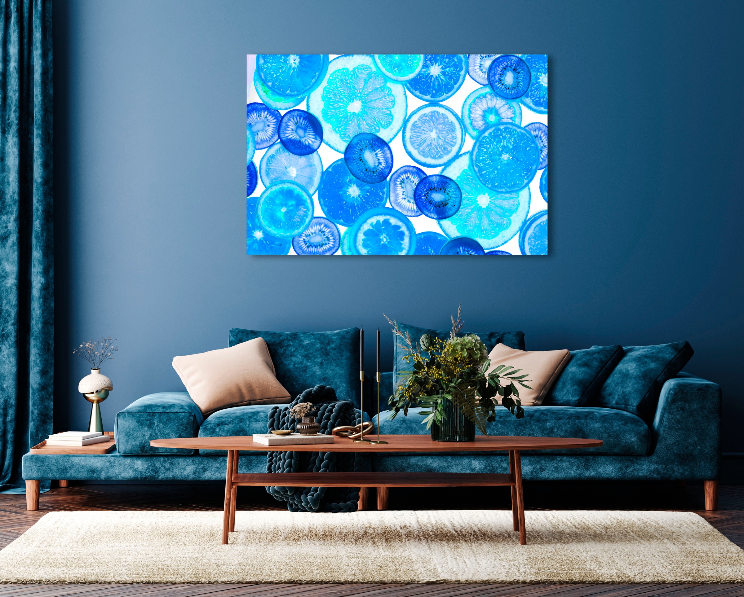 Image of queence Acrylglasbild "Egid" Abstrakt Obst Obst Bilder klassische Fantasie 1 Stk. tlg. Fine Art-Print in Galeriequalität