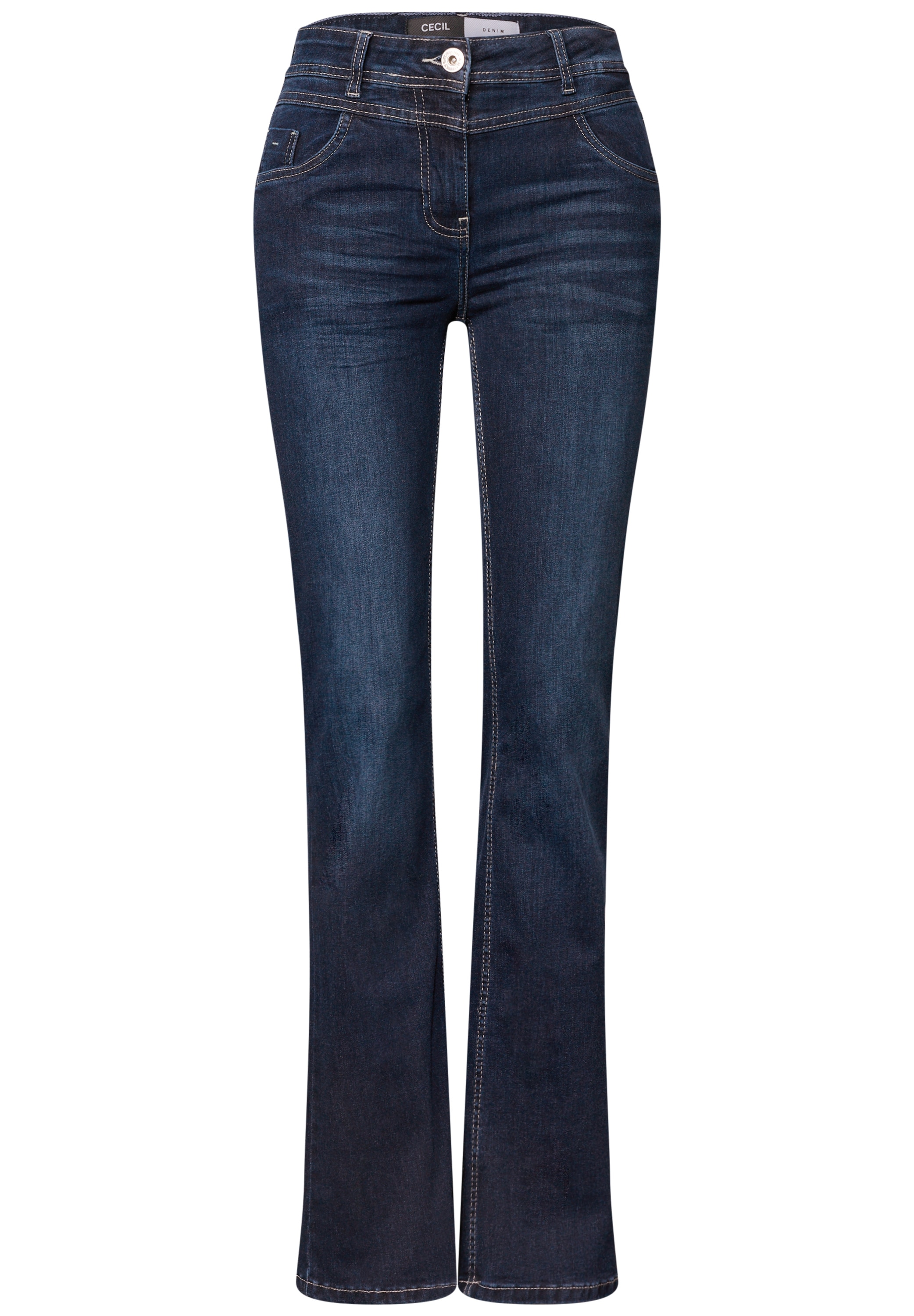 Image of Cecil Bootcut-Jeans "Style Toronto" im Slim Fit und mit Stretch