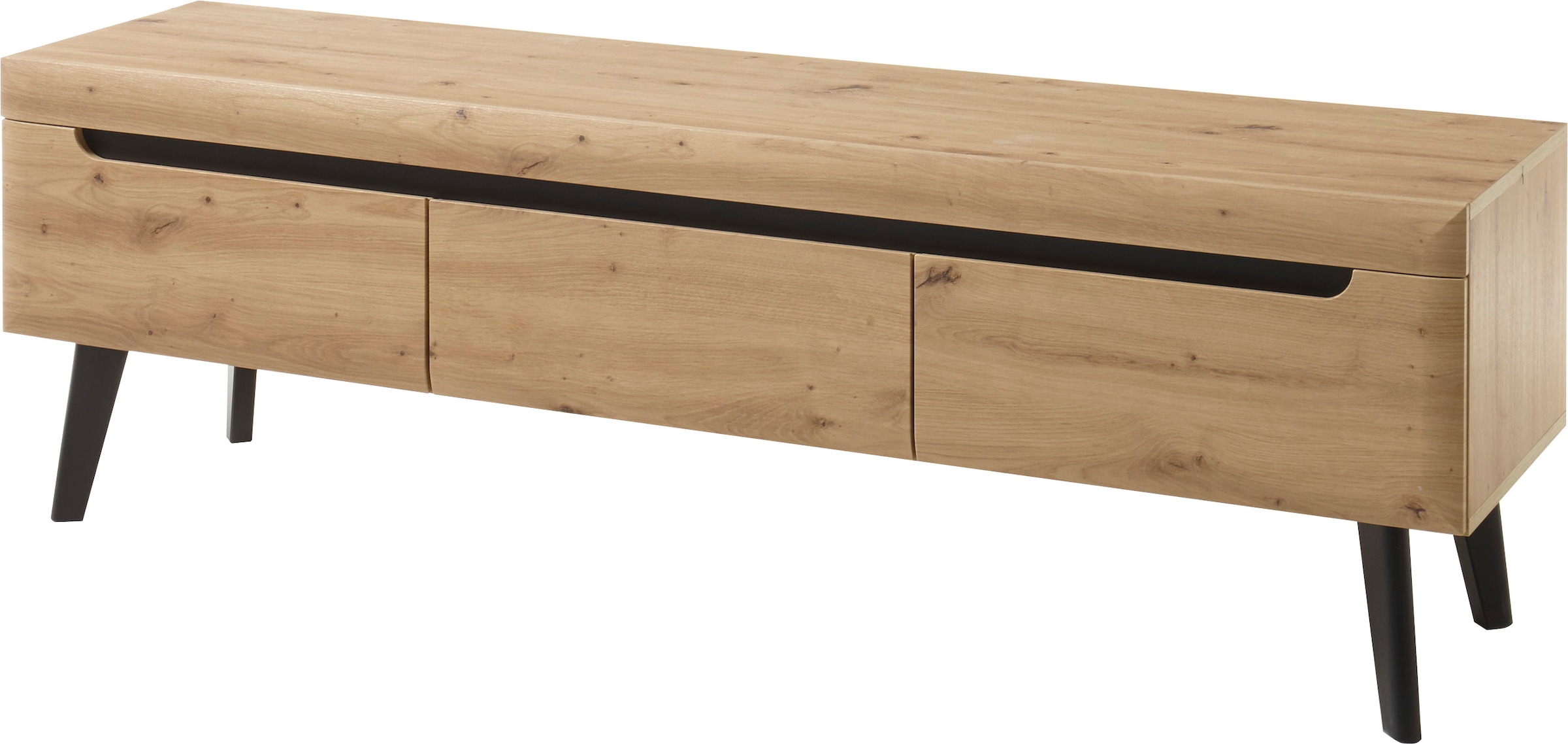 INOSIGN Lowboard »Torge, TV-Unterschrank, TV-Kommode, Fernsehschrank, TV-Board«, (1 St.), abgeschrägte Füsse, drei Farben, Scandi Design, 160 cm breit