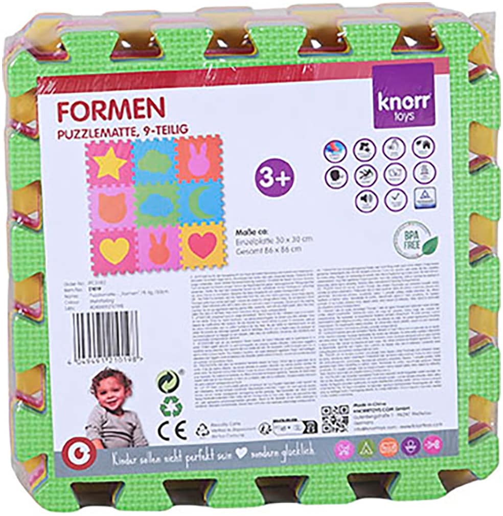 Knorrtoys® Puzzle »Formen«, Puzzlematte, Bodenpuzzle