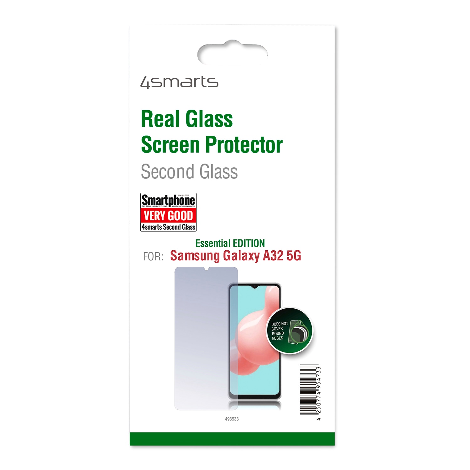 4smarts Displayschutzglas »Second Glass Essential Edition«, für Samsung Galaxy A32 5G-Samsung Galaxy A13 5G-Samsung Galaxy A03, Displayschutzfolie, Schutzfolie, Bildschirmschutz, kratz- & stossfest