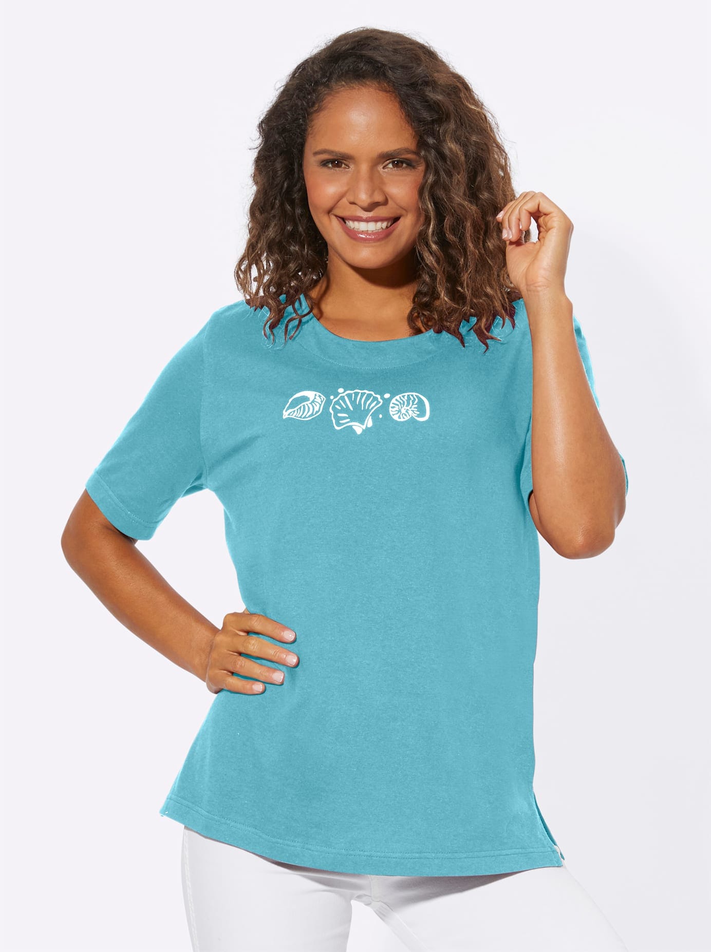 Casual Looks Kurzarmshirt »Shirt«, (1 tlg.)
