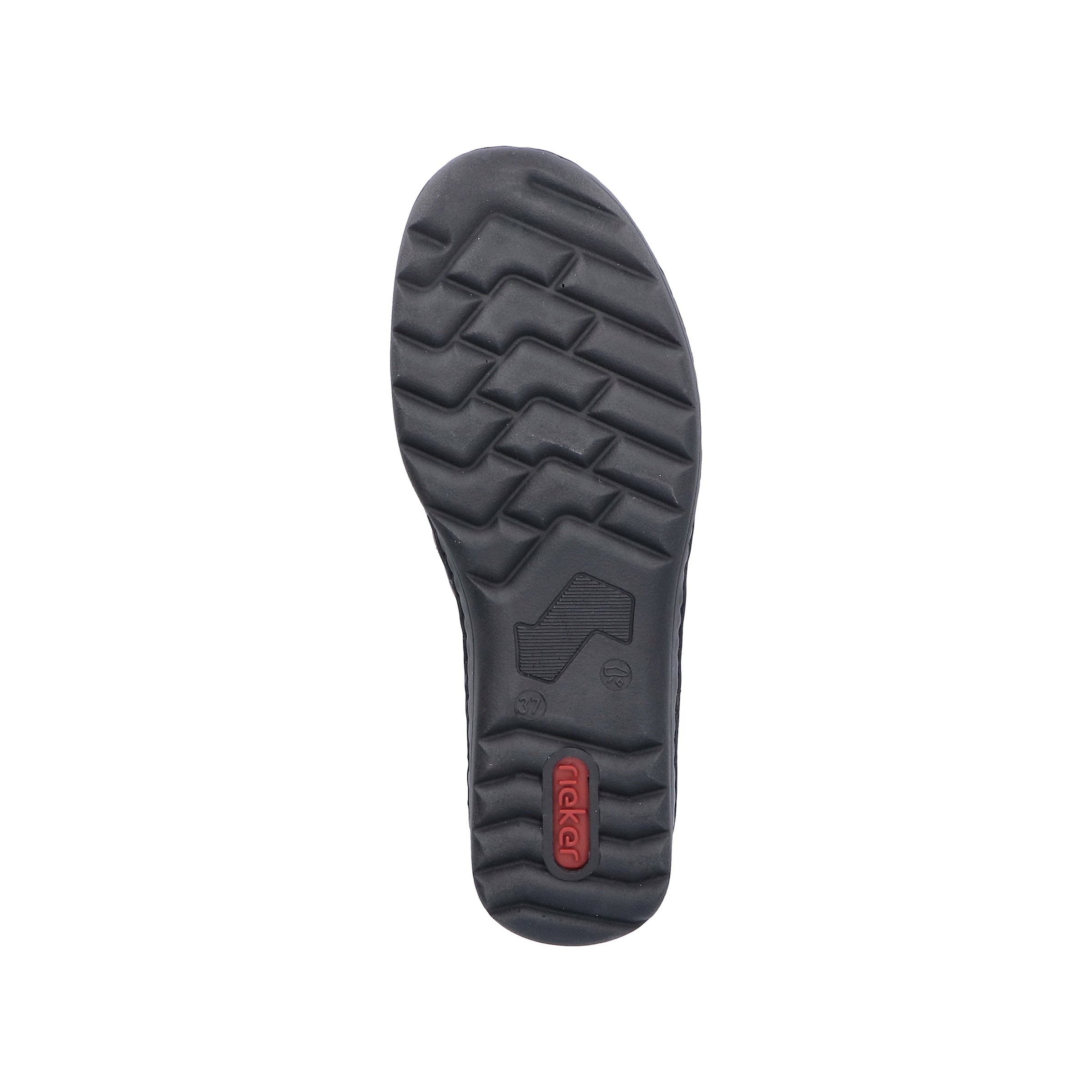 Rieker Slipper  demi-chaussure, chaussure à enfiler avec couture décorative et élastique