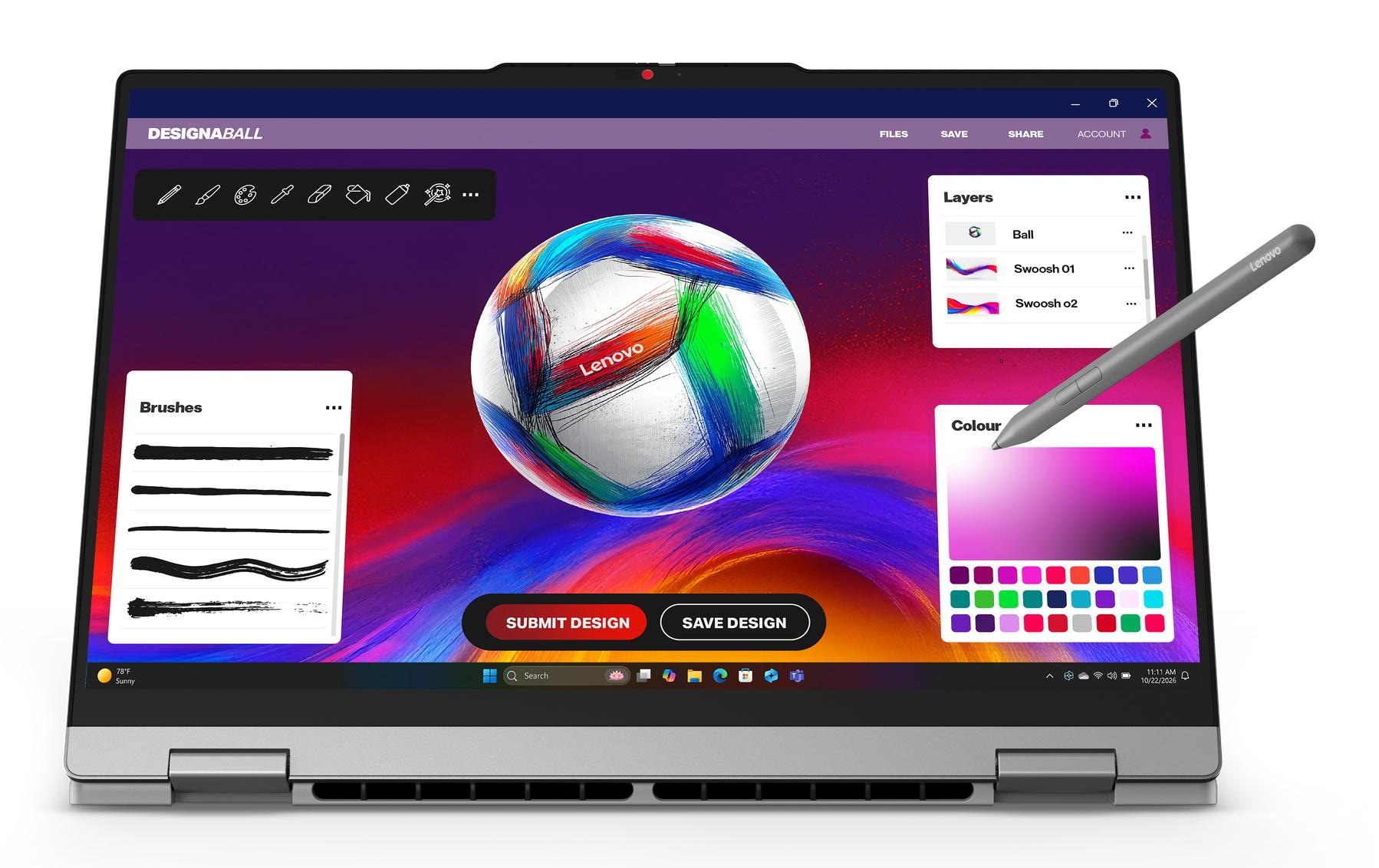 Lenovo Notebook »Notebook IdeaPad 5 2-in-1 15AGP11 Copilot+ PC« / 15,3 ″