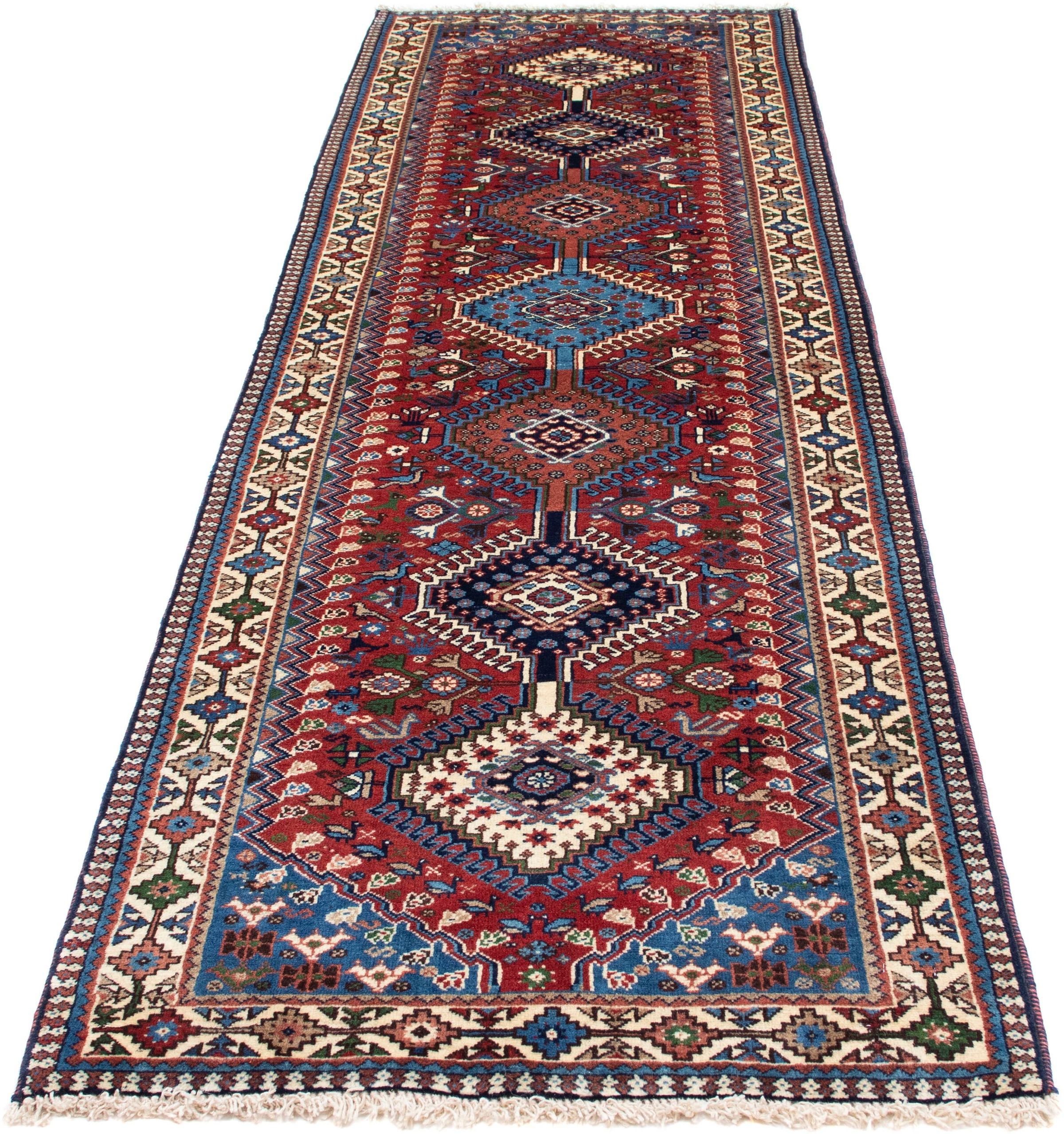 Image of morgenland Orientteppich »Perser - Nomadic - 284 x 80 cm - mehrfarbig«, rechteckig, 10 mm Höhe, Wohnzimmer, Handgeknüpft, Einzelstück mit Zertifikat bei Ackermann Versand Schweiz
